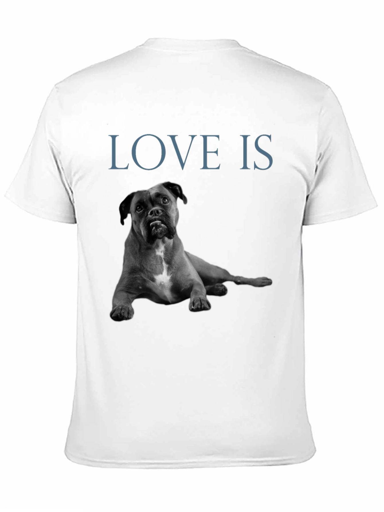 Love Is Boxer Dog Graphic T-Shirt
