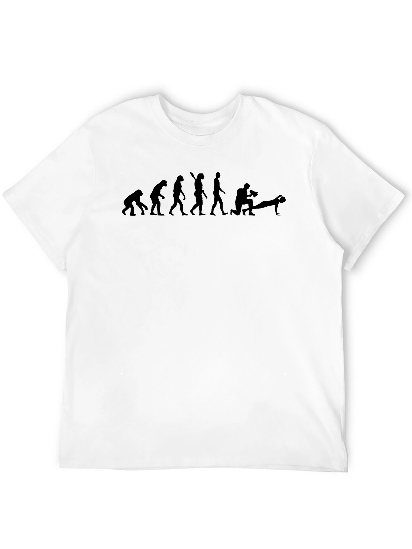 Evolution of Exercise Black T-Shirt