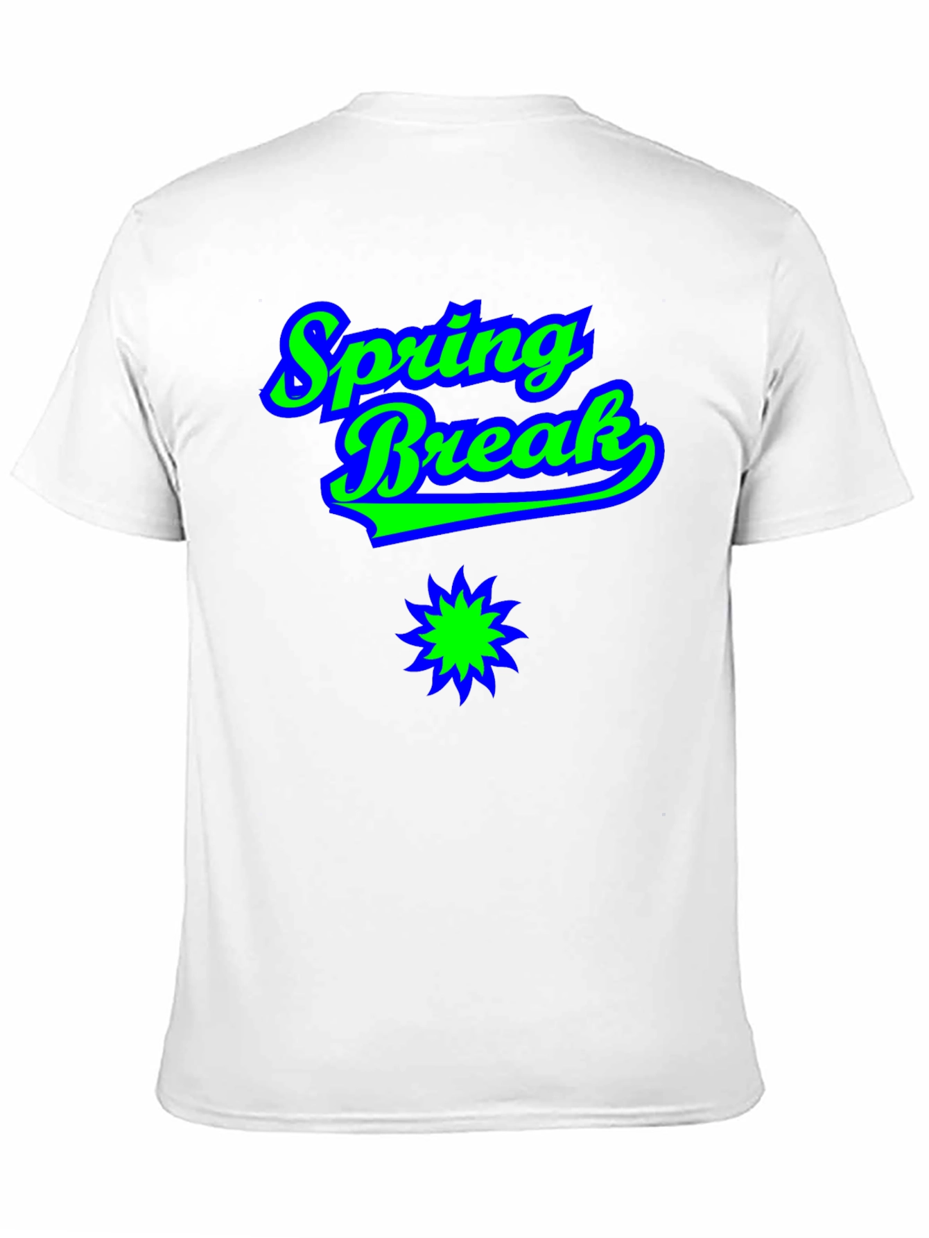 Spring Break T-Shirt Black Graphic Tee