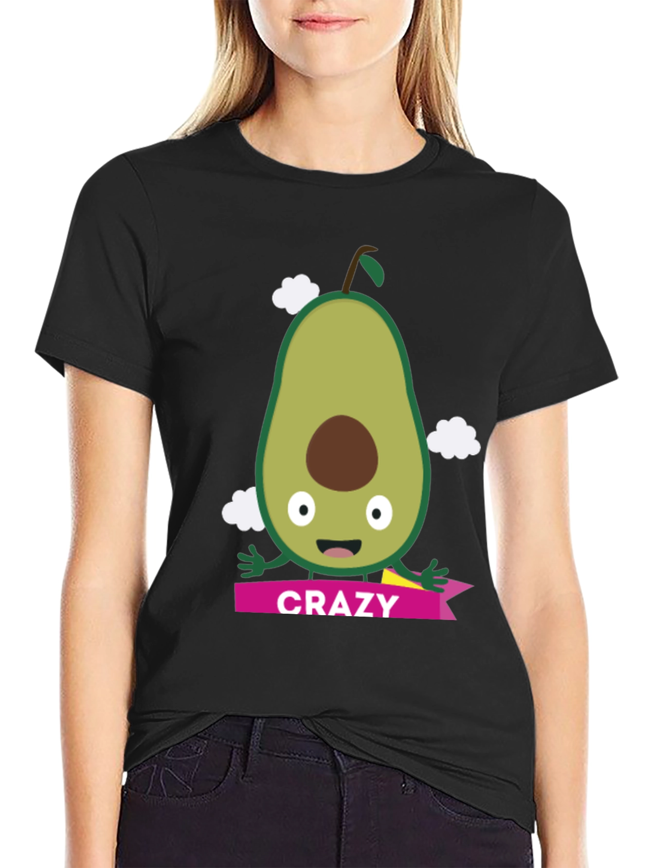 Crazy Avocado Graphic Tee - Unique T-Shirt Design