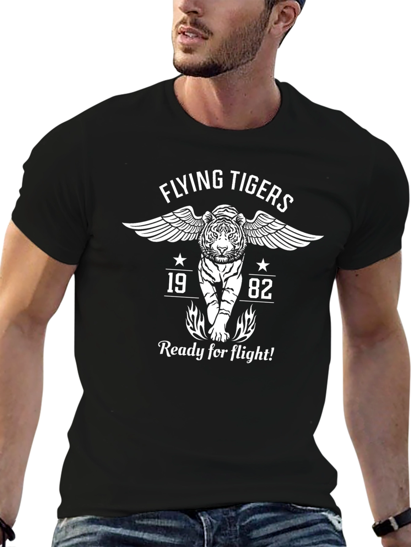 Flying Tigers Graphic T-Shirt - Ready for Flight!