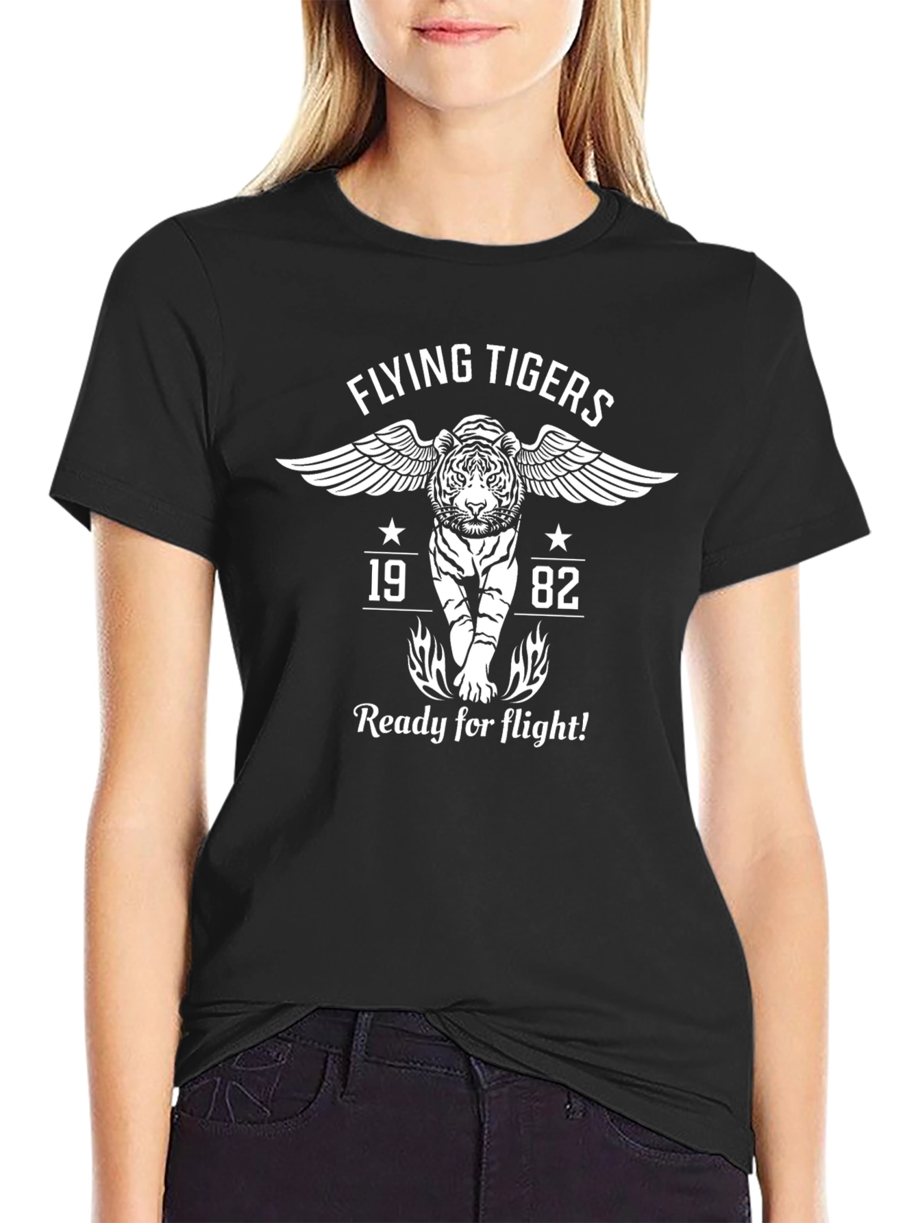 Flying Tigers Graphic T-Shirt - Ready for Flight!