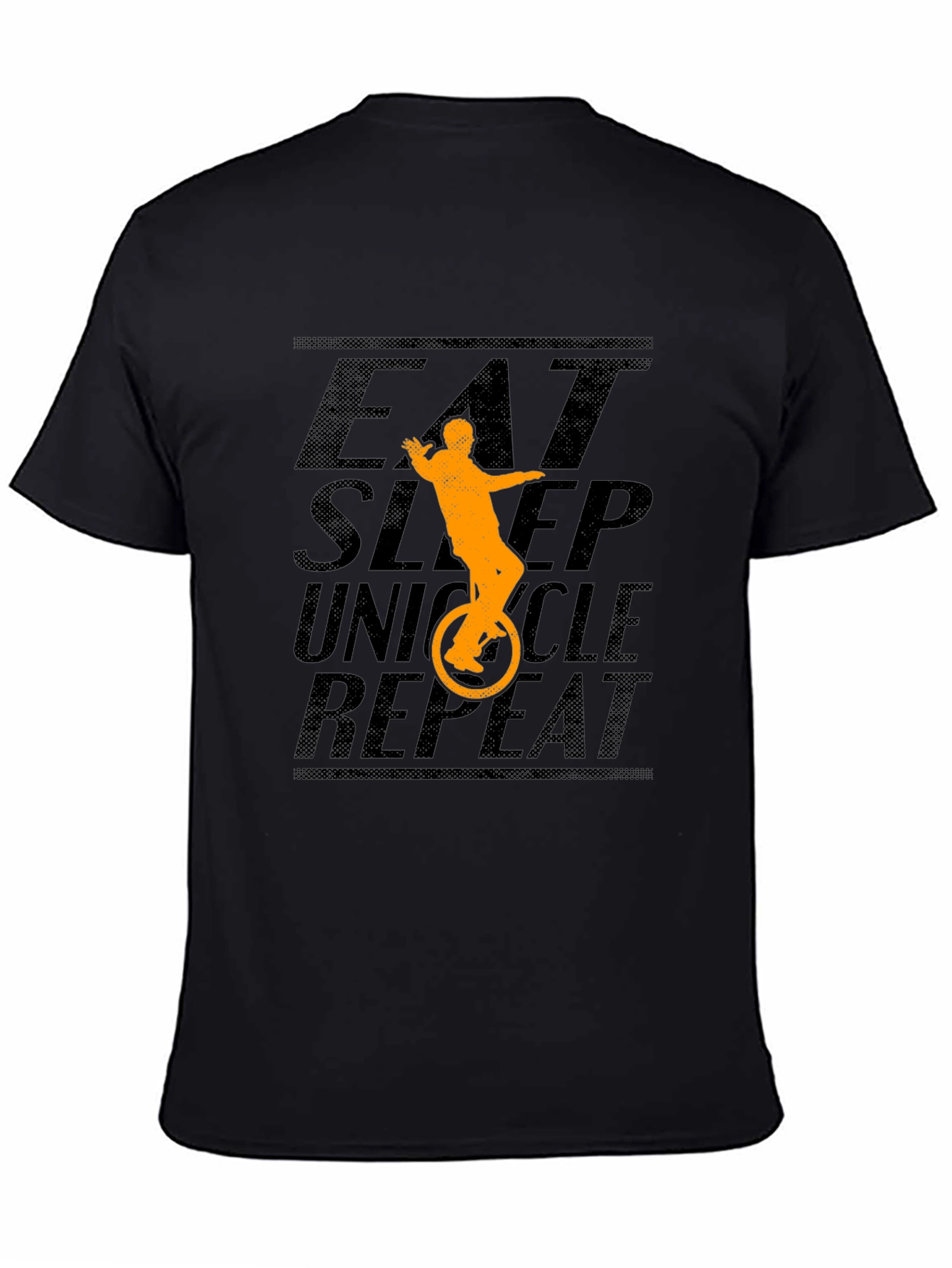 Eat Sleep Unicycle Repeat Graphic Tee