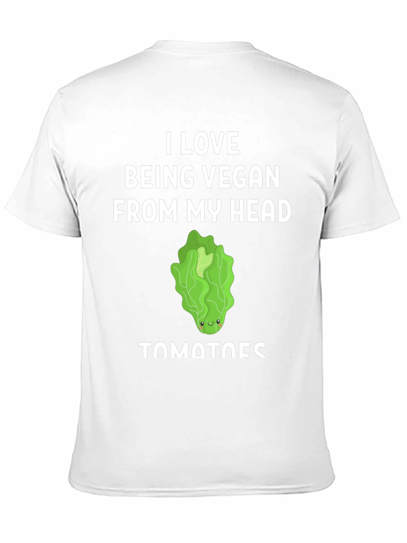 I Love Being Vegan Lettuce Tomato T-Shirt