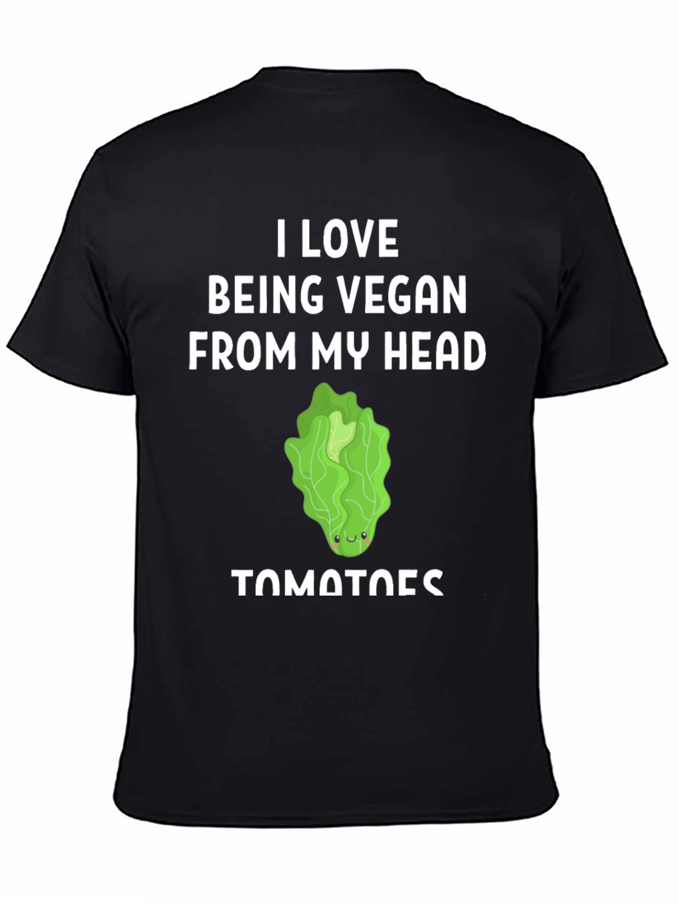I Love Being Vegan Lettuce Tomato T-Shirt