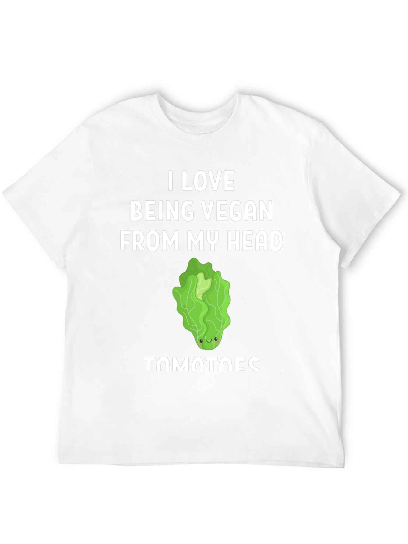 I Love Being Vegan Lettuce Tomato T-Shirt