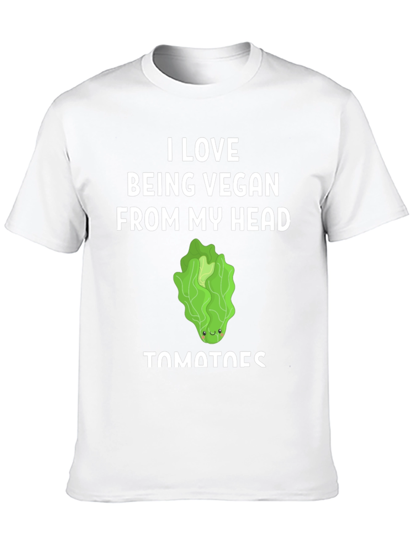 I Love Being Vegan Lettuce Tomato T-Shirt