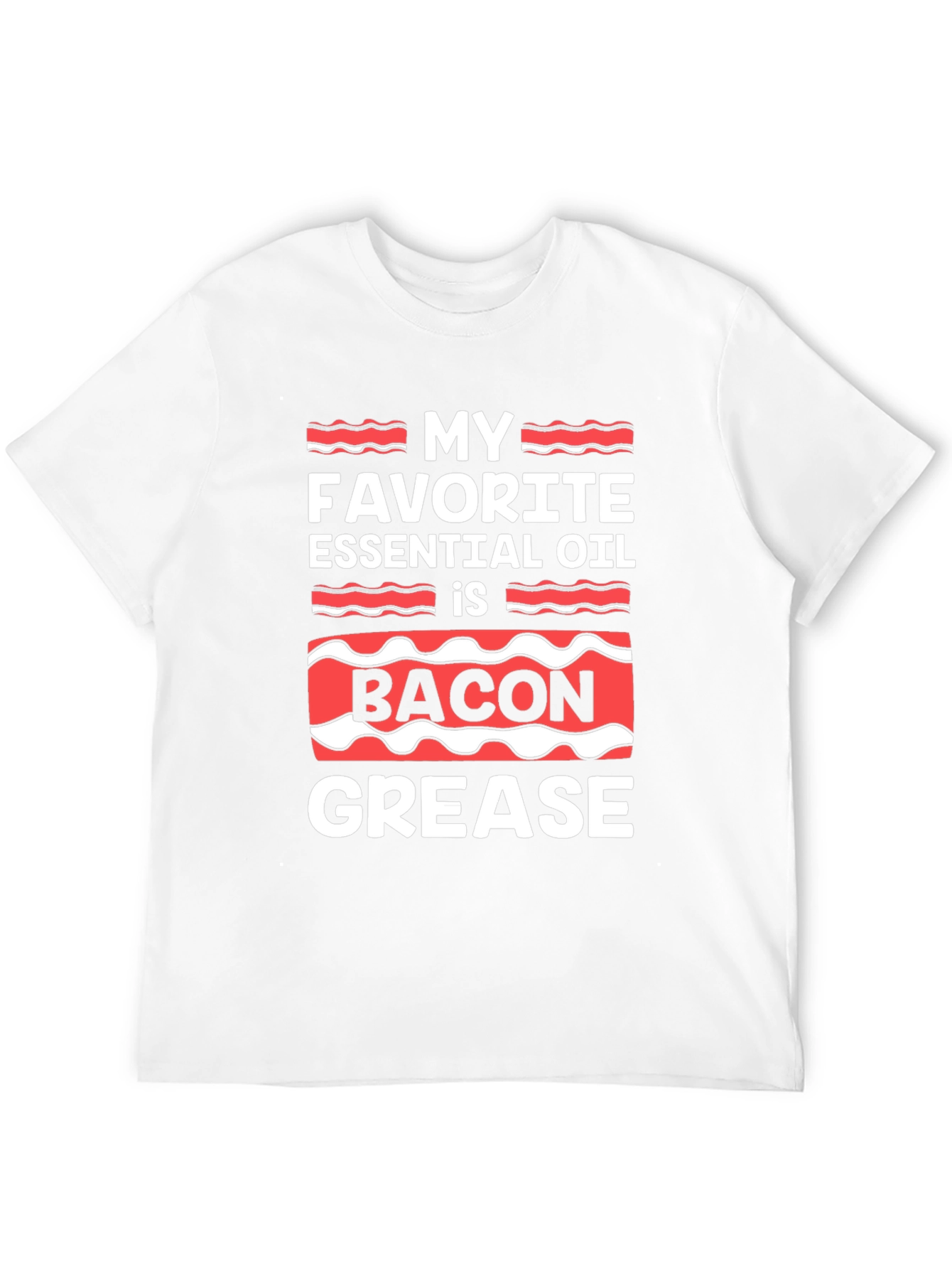 Bacon Grease Essential Oil Graphic T-Shirt