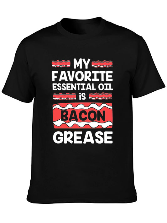 Bacon Grease Essential Oil Graphic T-Shirt