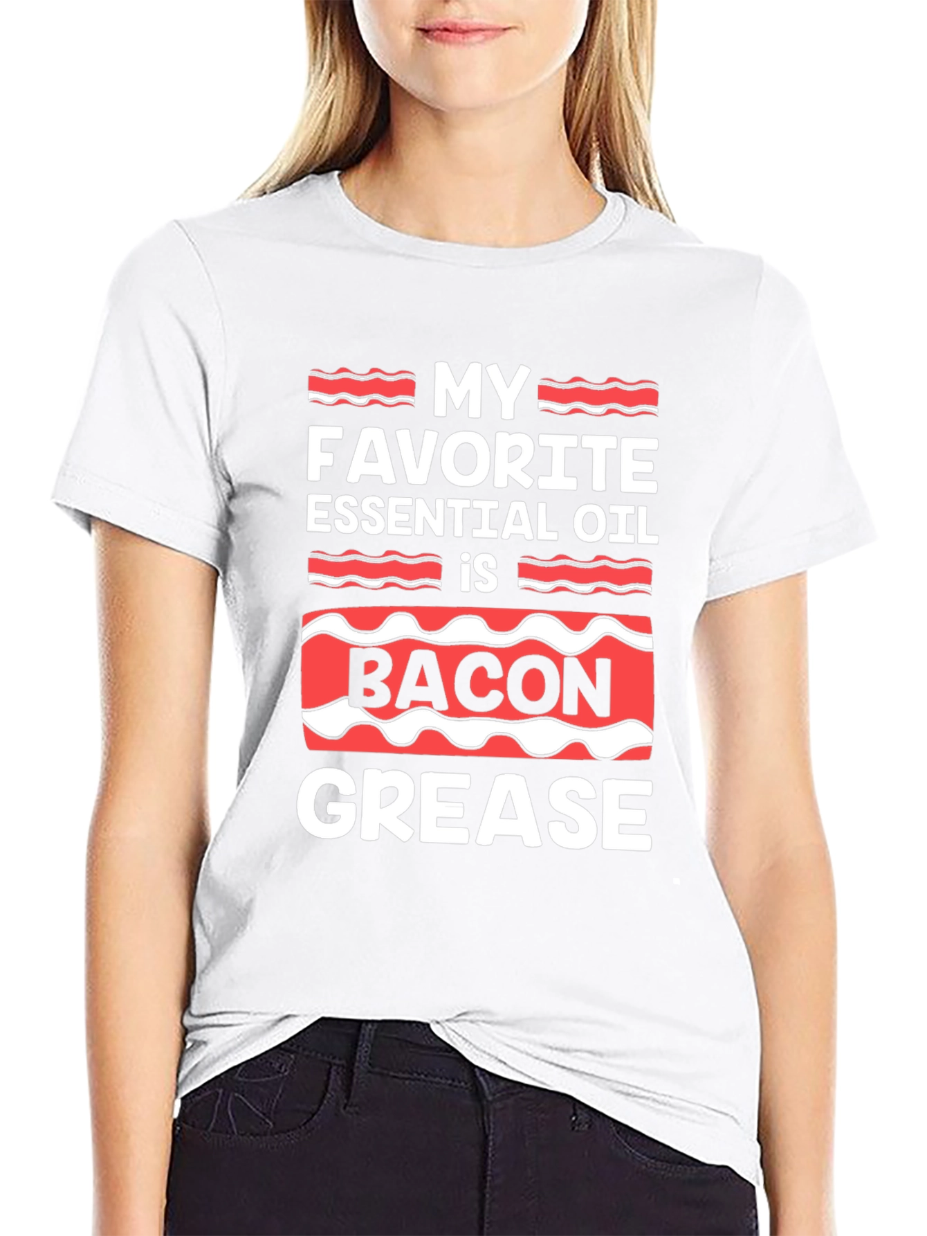 Bacon Grease Essential Oil Graphic T-Shirt