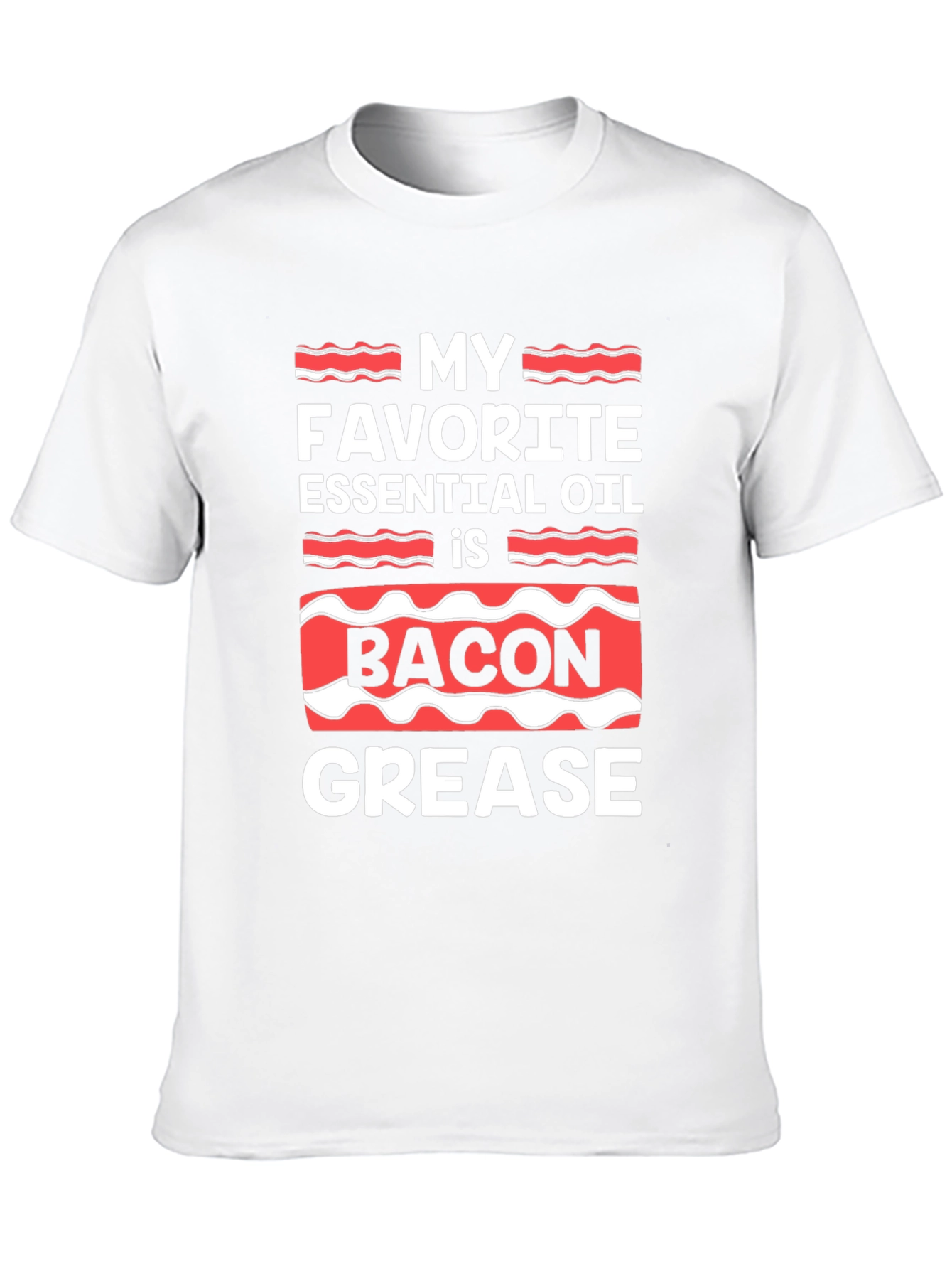 Bacon Grease Essential Oil Graphic T-Shirt