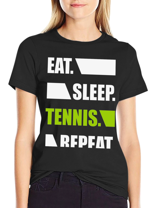 Eat Sleep Tennis Repeat T-Shirt