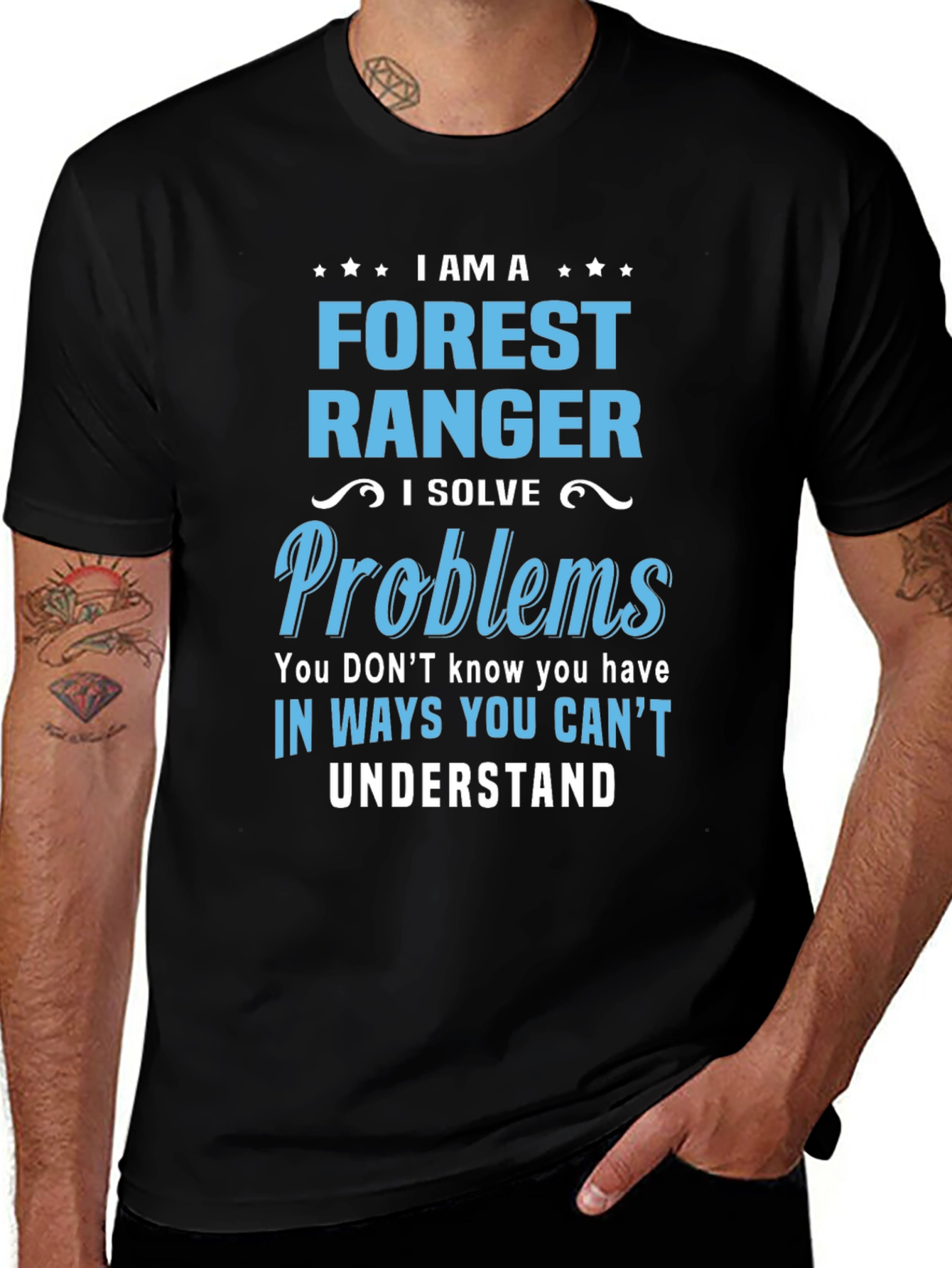 Forest Ranger Novelty Graphic T-Shirt