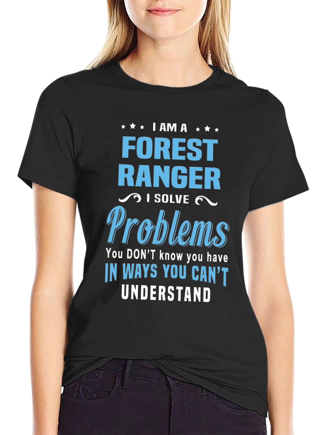 Forest Ranger Novelty Graphic T-Shirt