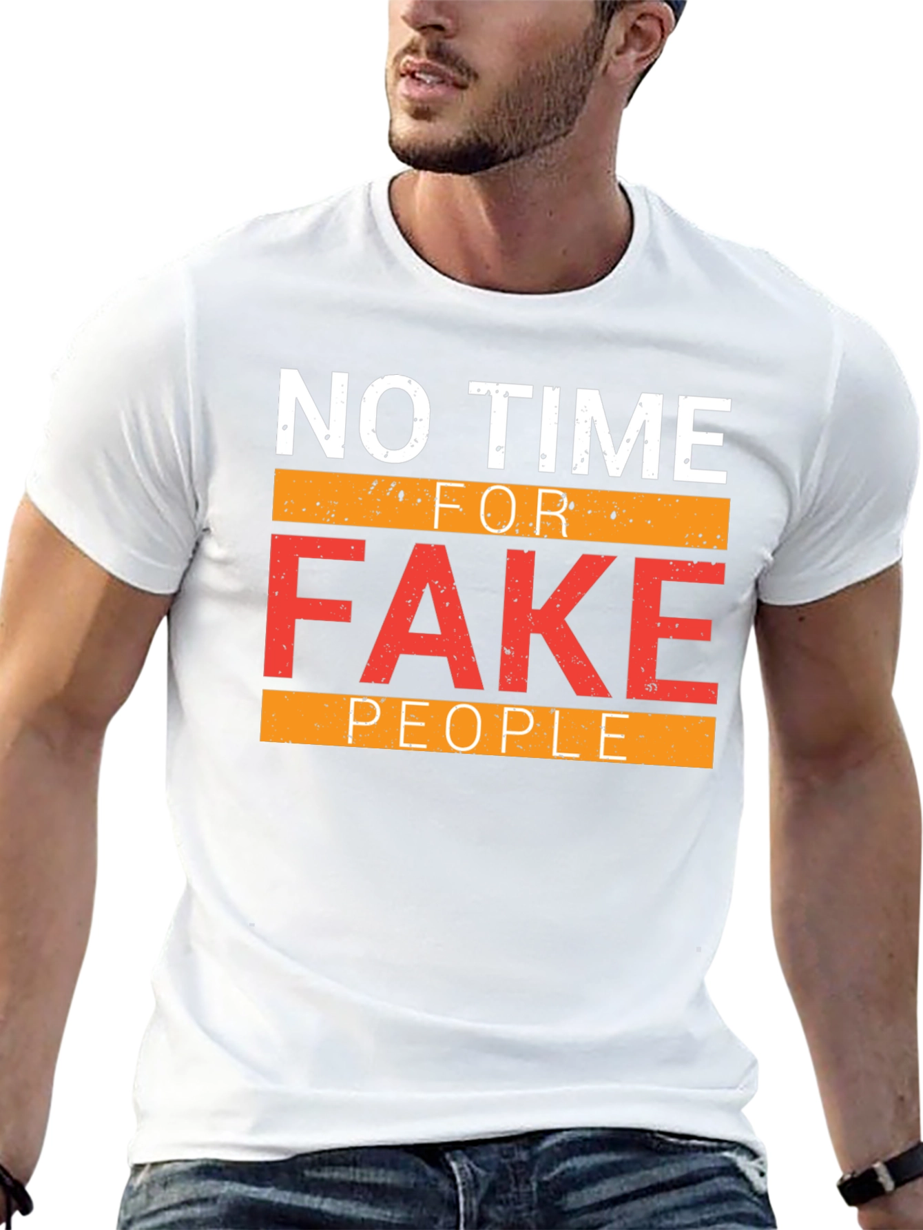 No Time For Fake People Graphic Tee