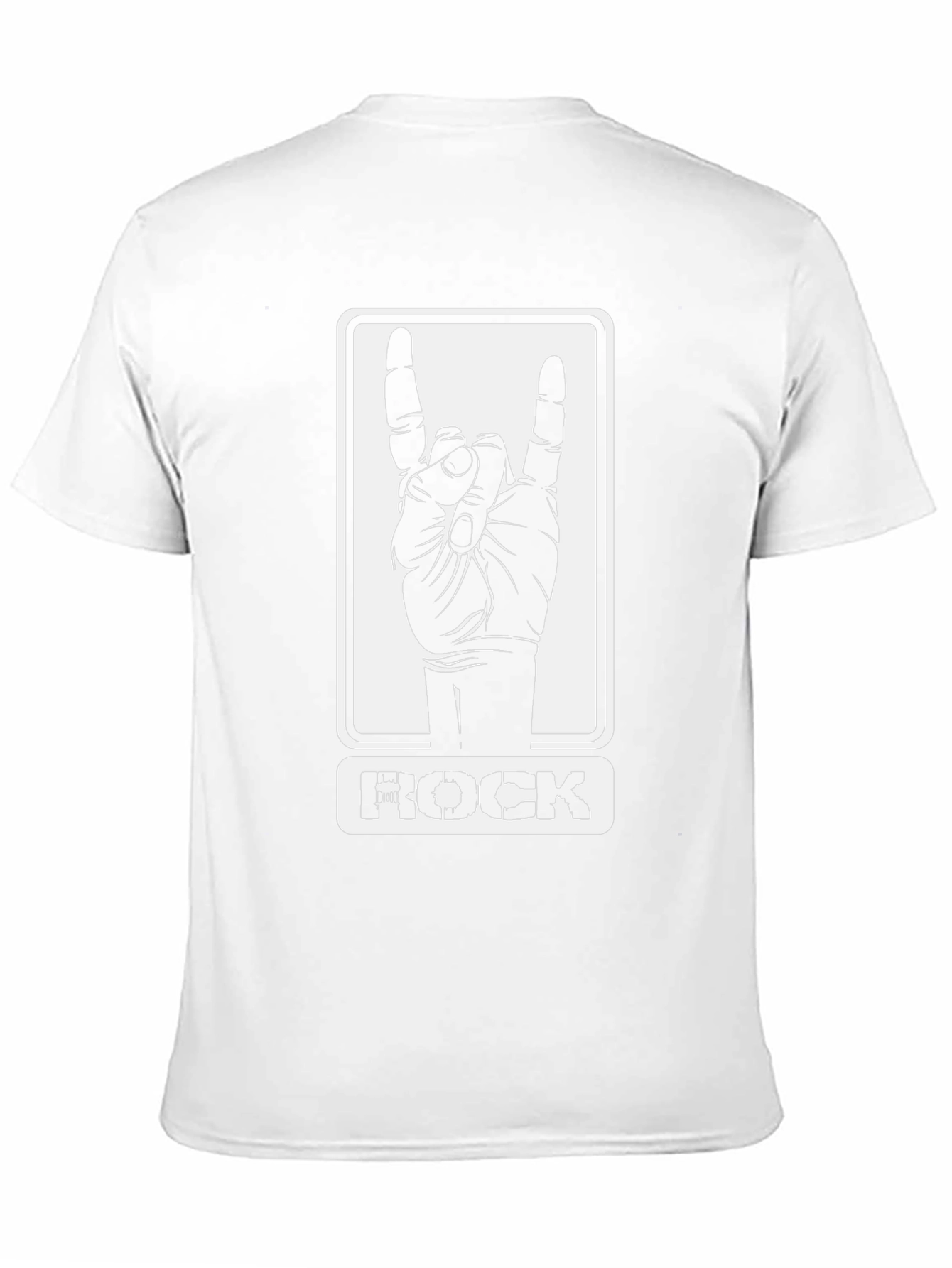 Rock Hand Sign Graphic T-Shirt