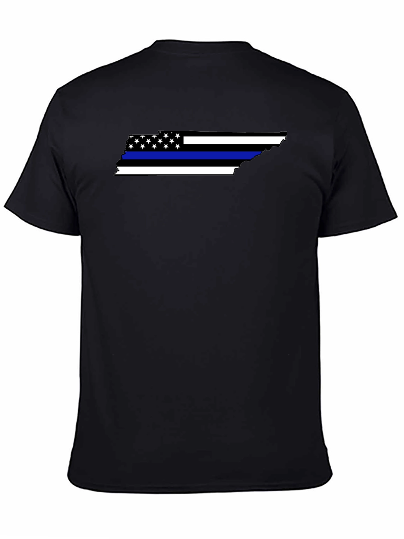 Tennessee Thin Blue Line State Flag T-Shirt