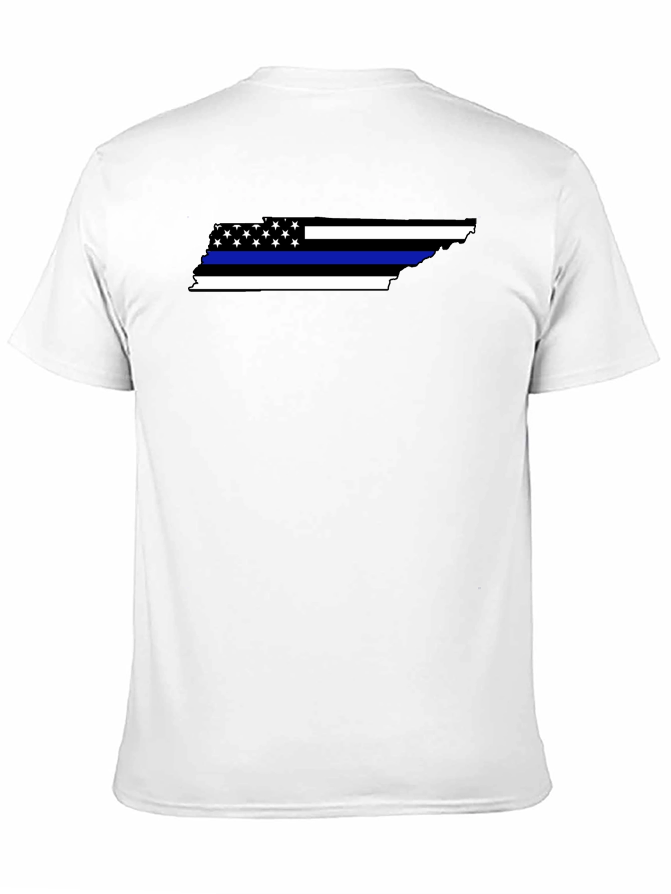 Tennessee Thin Blue Line State Flag T-Shirt