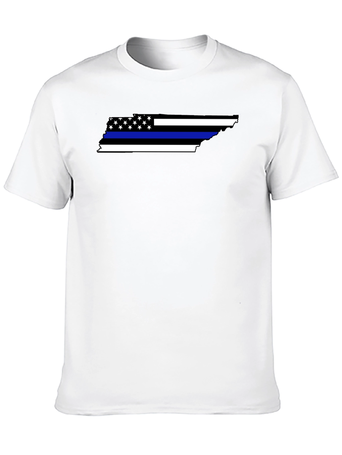 Tennessee Thin Blue Line State Flag T-Shirt