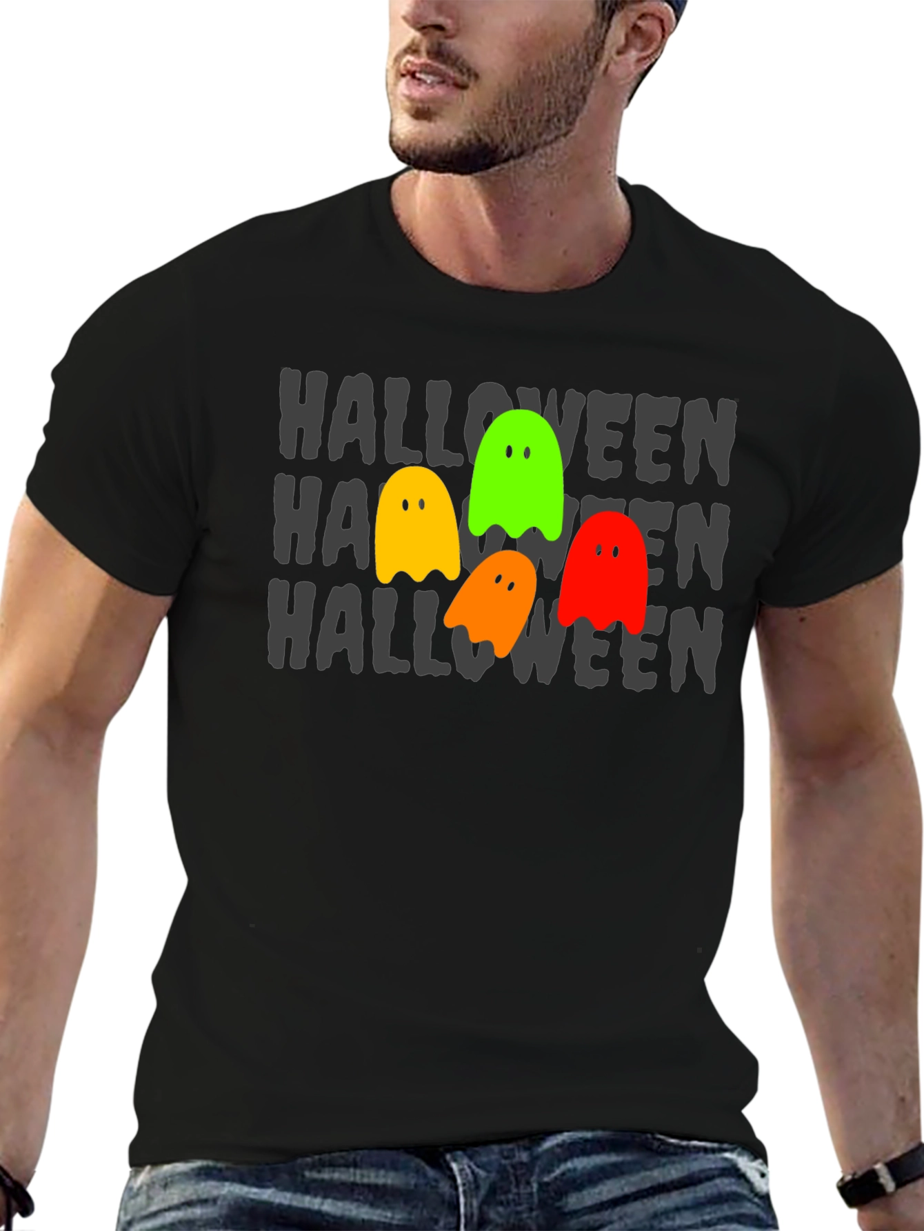 Halloween Ghosts T-Shirt - Spooky Season Tee