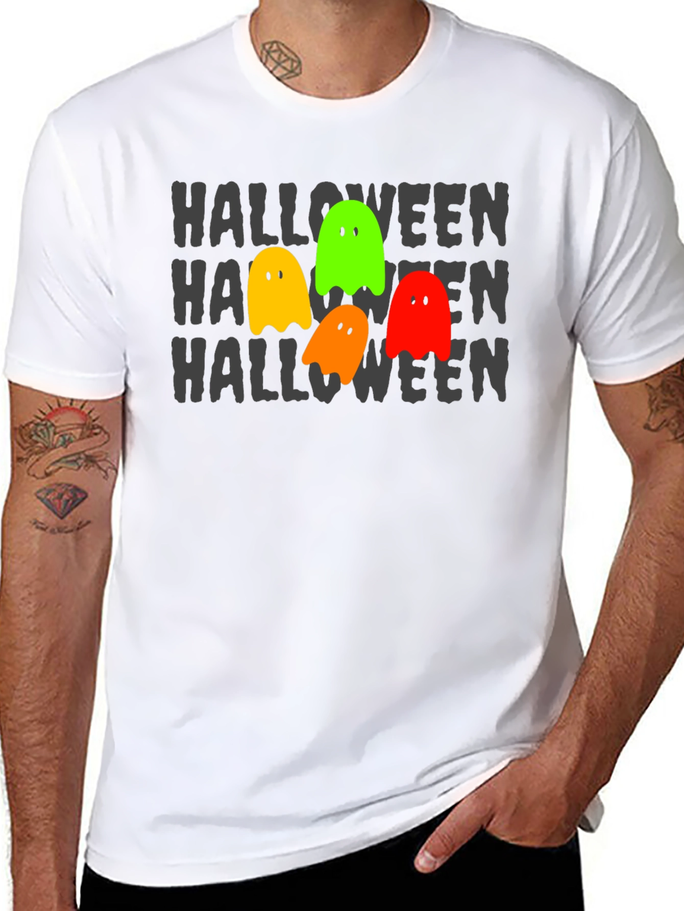 Halloween Ghosts T-Shirt - Spooky Season Tee