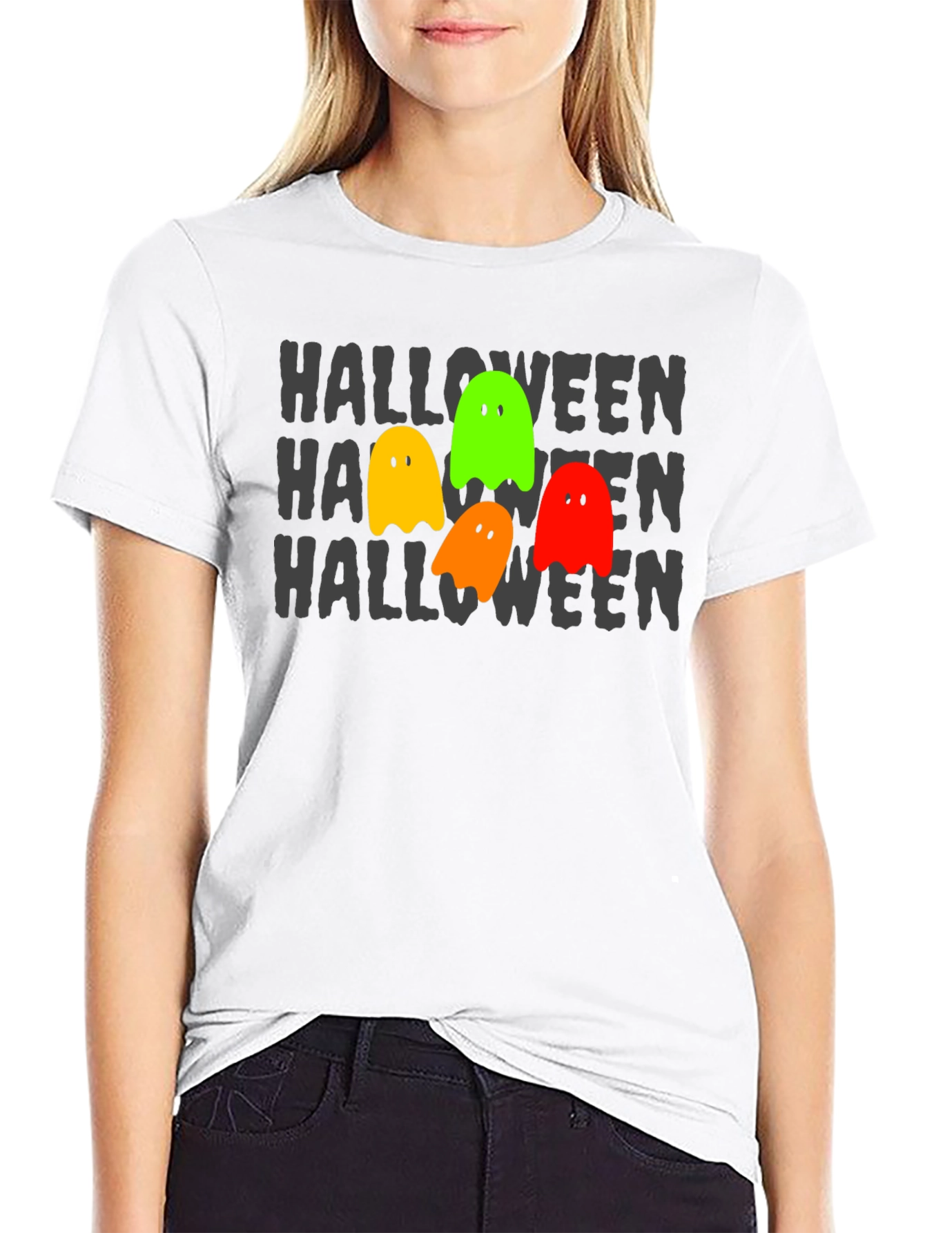 Halloween Ghosts T-Shirt - Spooky Season Tee