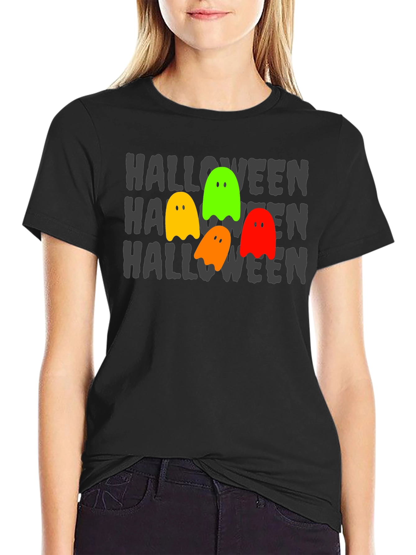 Halloween Ghosts T-Shirt - Spooky Season Tee