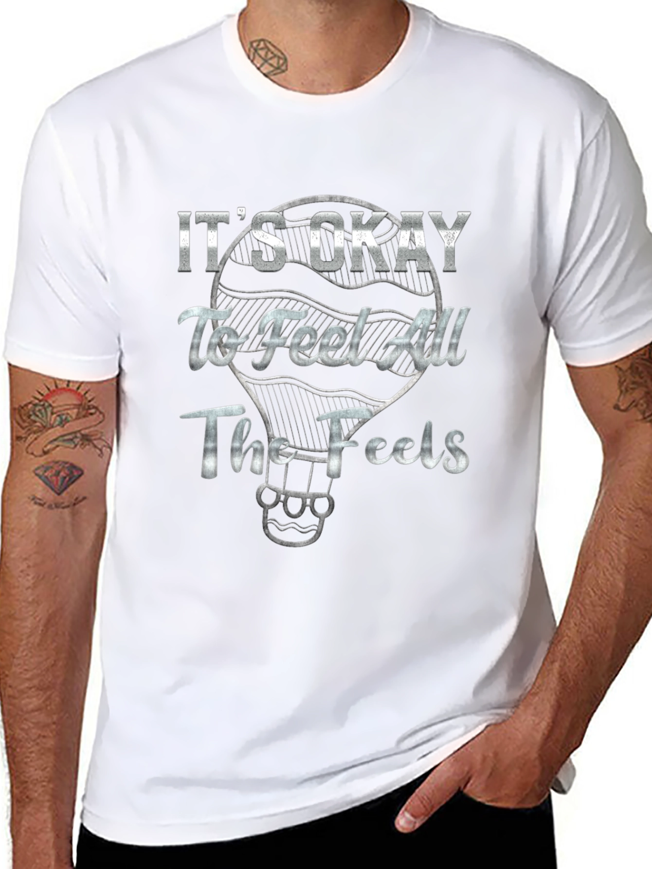 Its Okay to Feel All the Feels Graphic T-Shirt