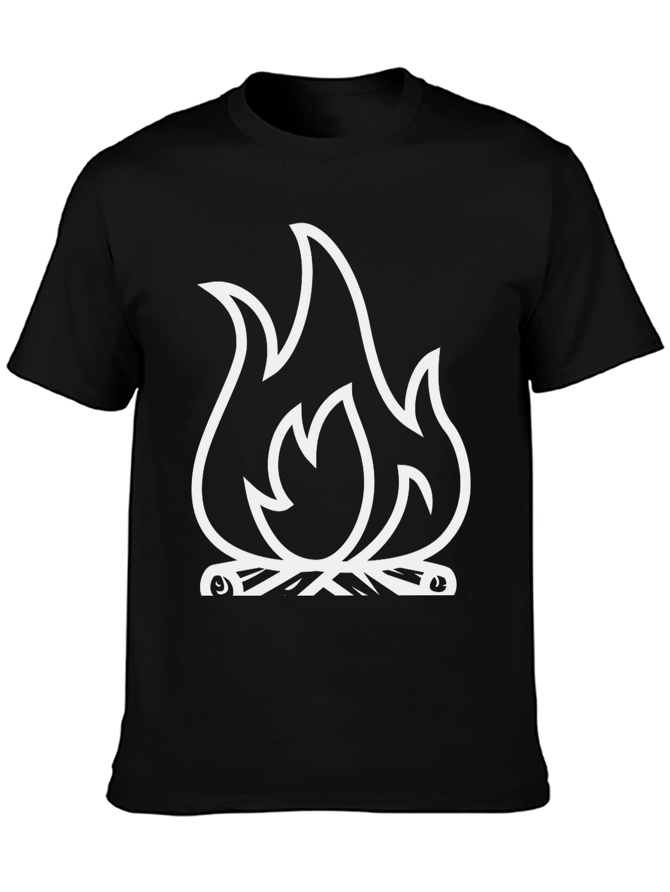 Campfire Graphic Tee - Black