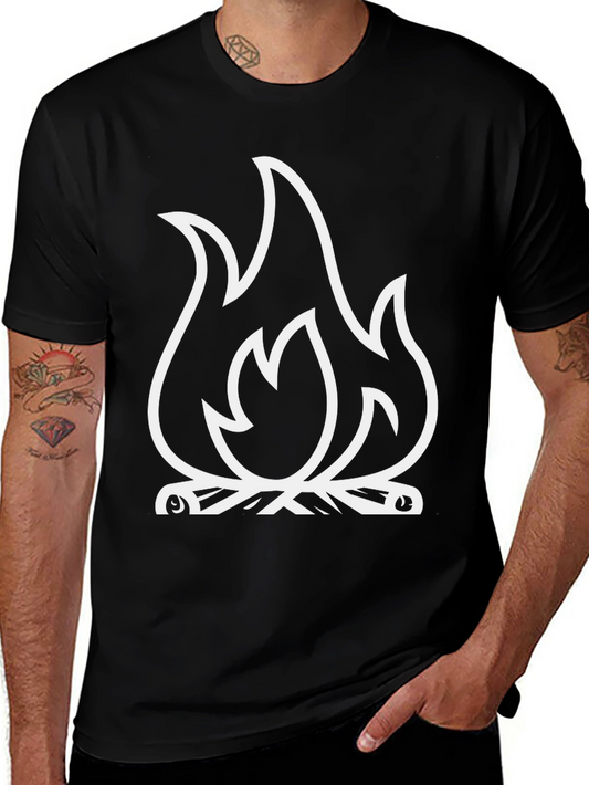 Campfire Graphic Tee - Black