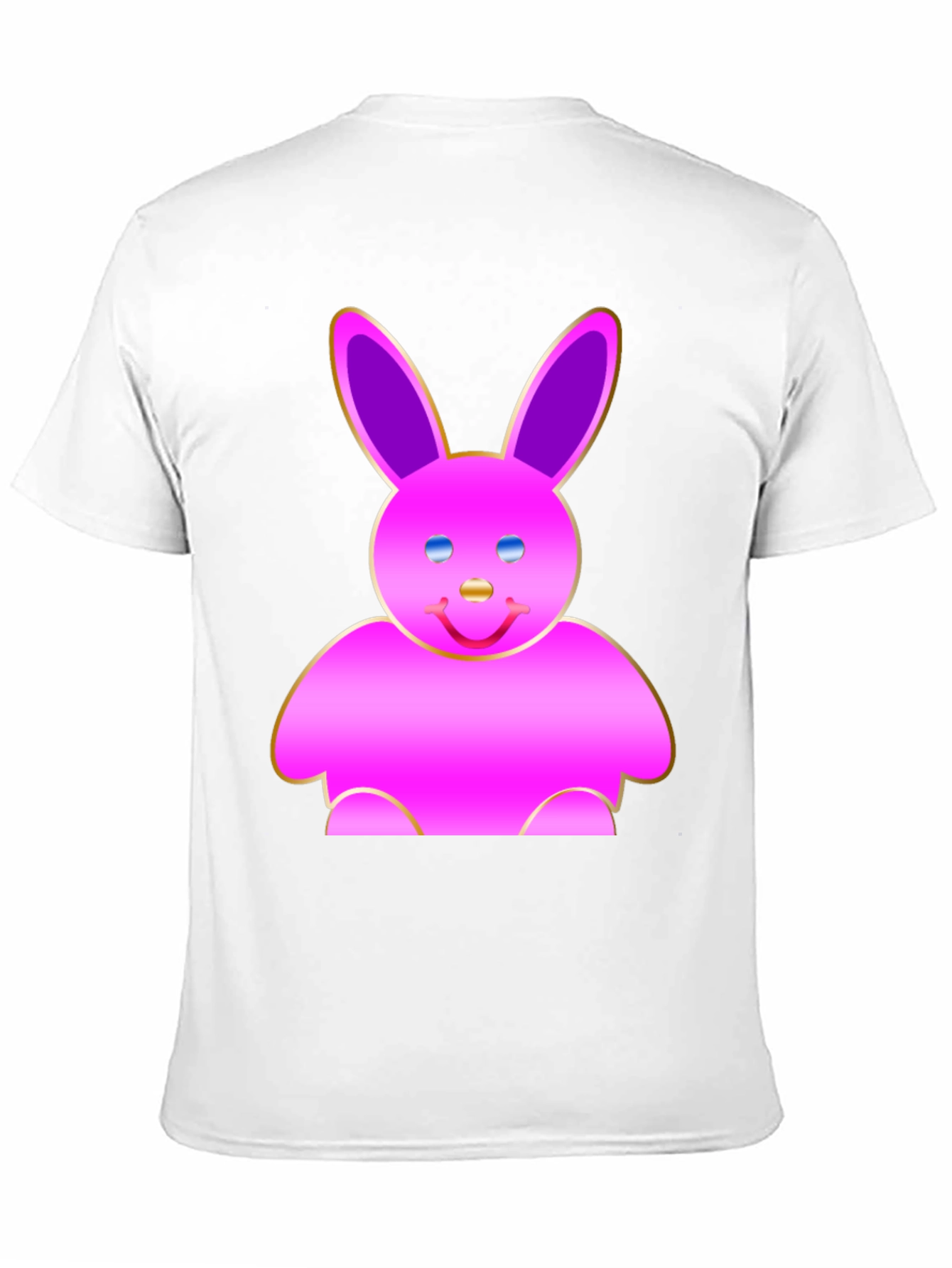 Cute Pink Bunny Graphic Tee - Soft Cotton Blend