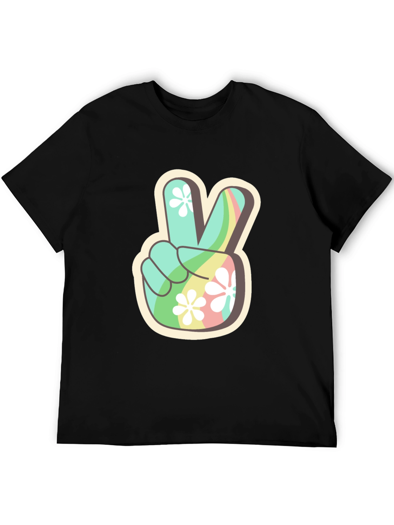 Peace Sign Graphic Tee - Retro Vibe Shirt