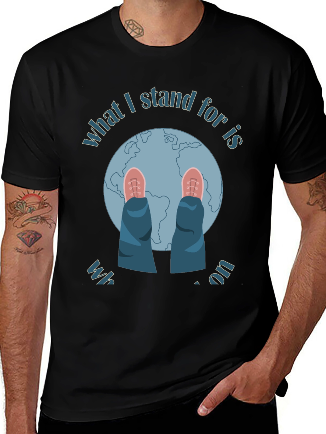 Earth Standpoint Graphic Tee - Global Perspective T-Shirt
