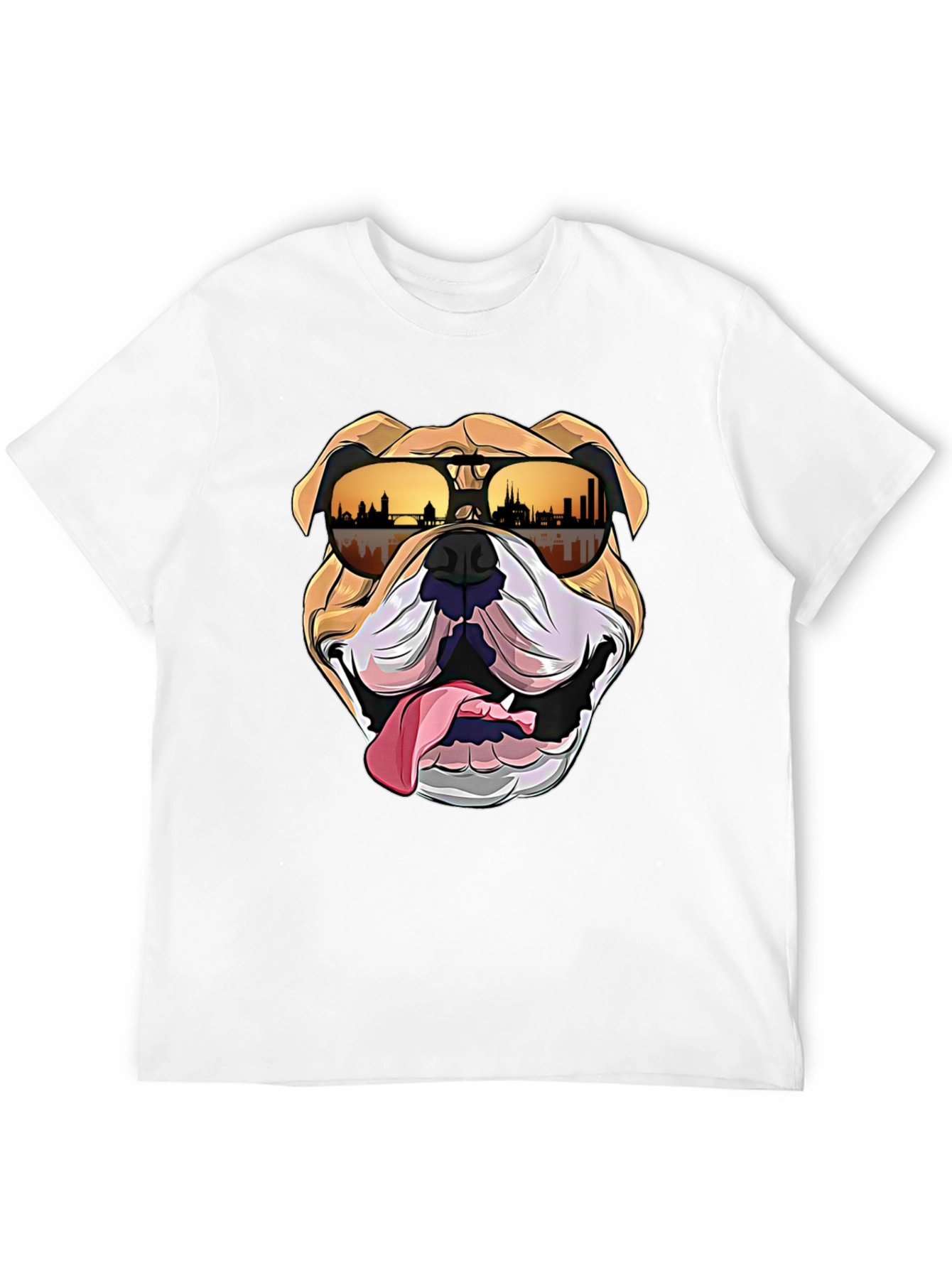 Cool Bulldog Graphic Tee