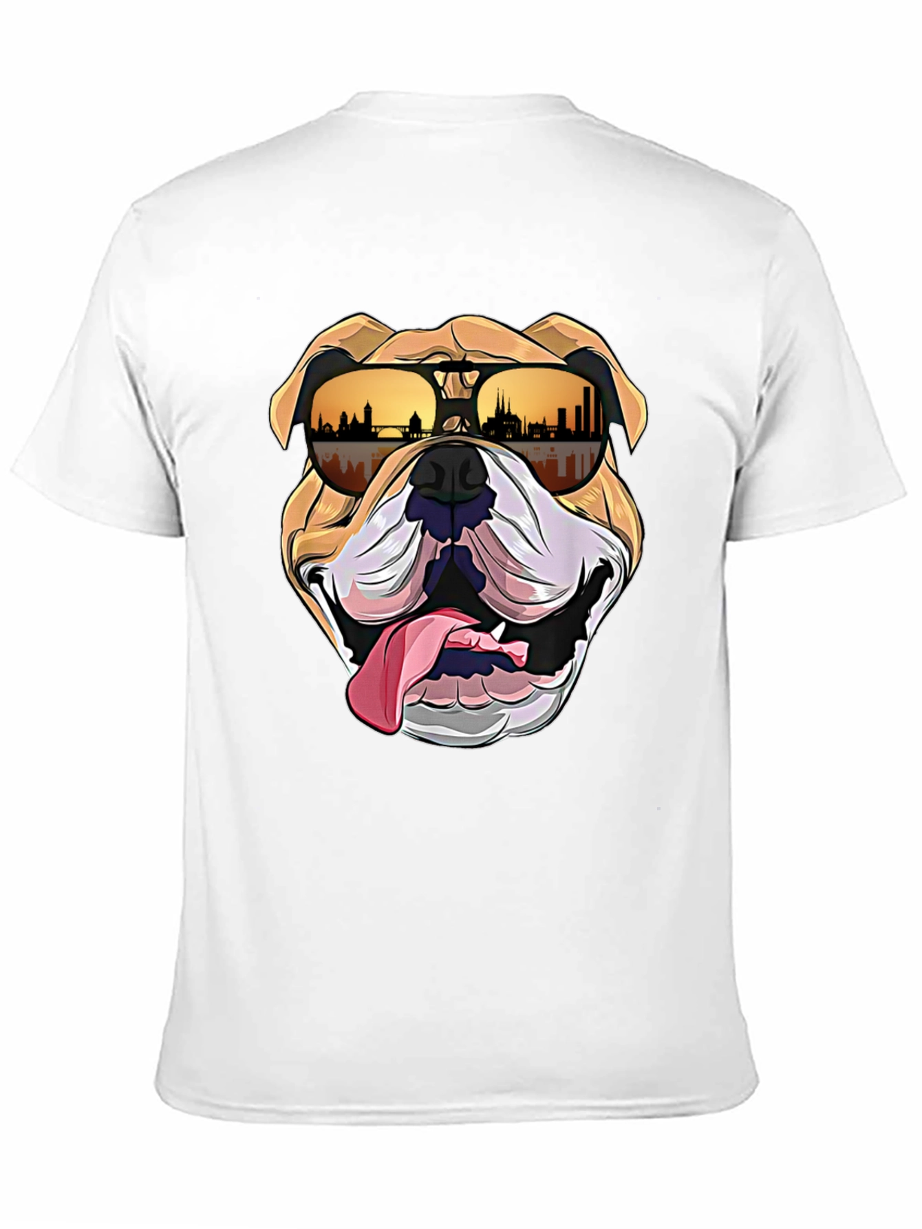 Cool Bulldog Graphic Tee