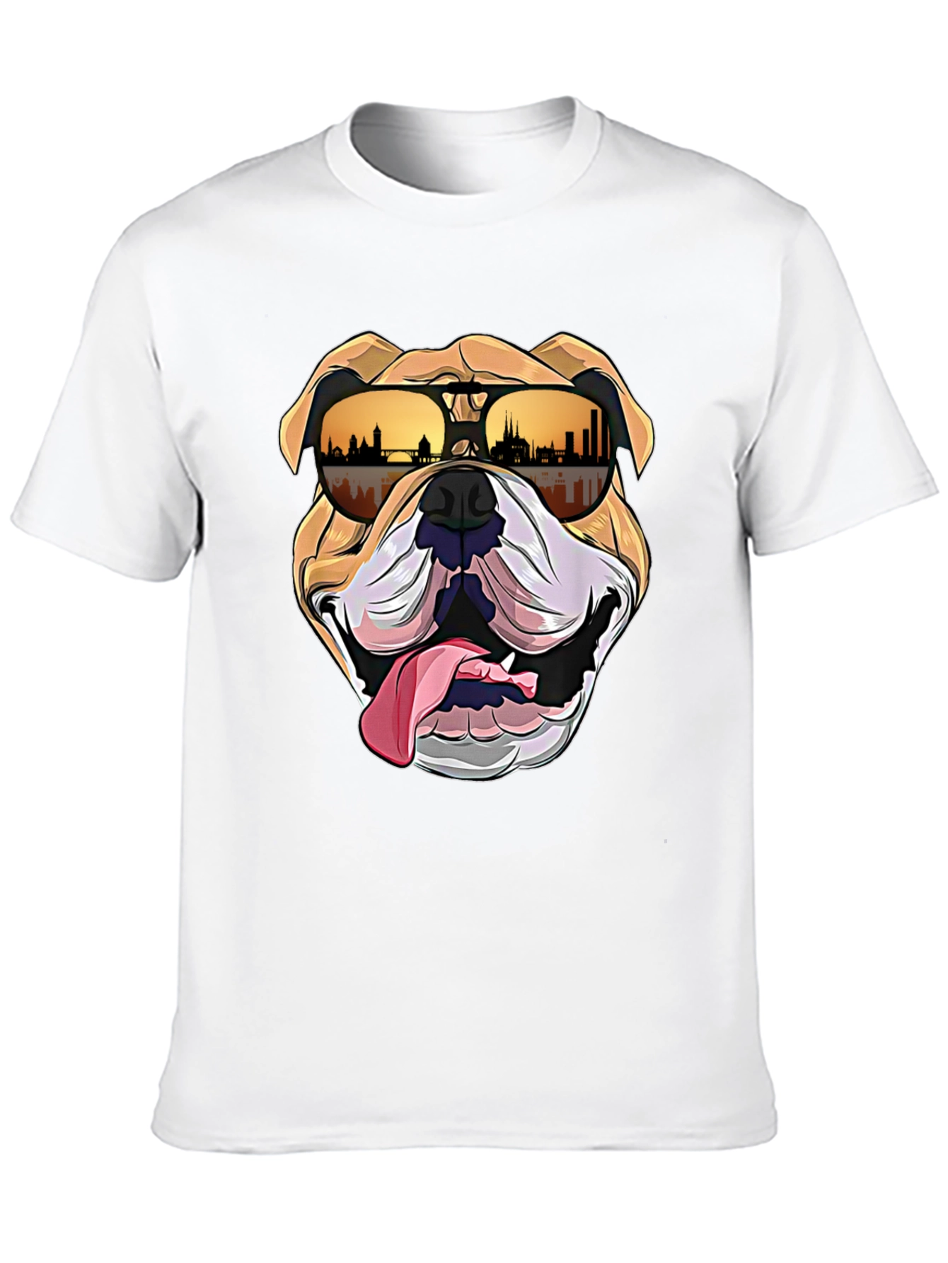 Cool Bulldog Graphic Tee