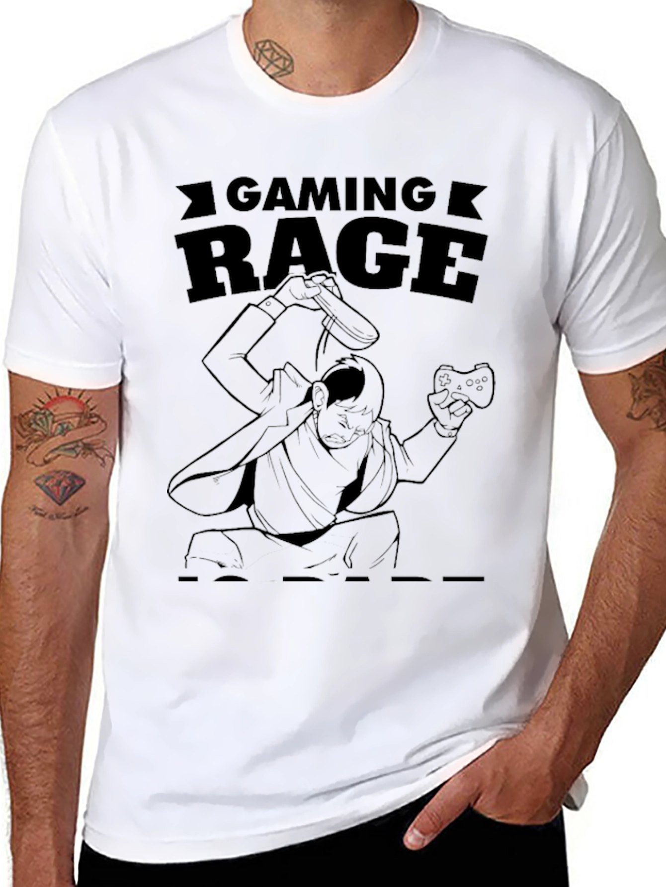 Gaming Rage T-Shirt - Funny Gamer Design