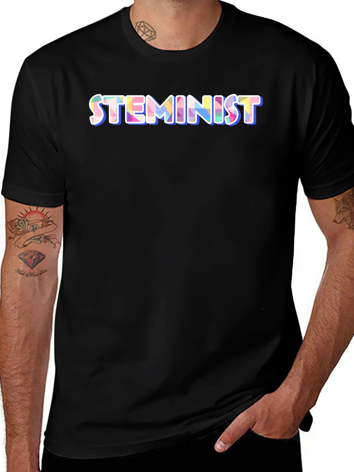 STEMINIST T-Shirt - Science Technology Engineering Math & Feminism