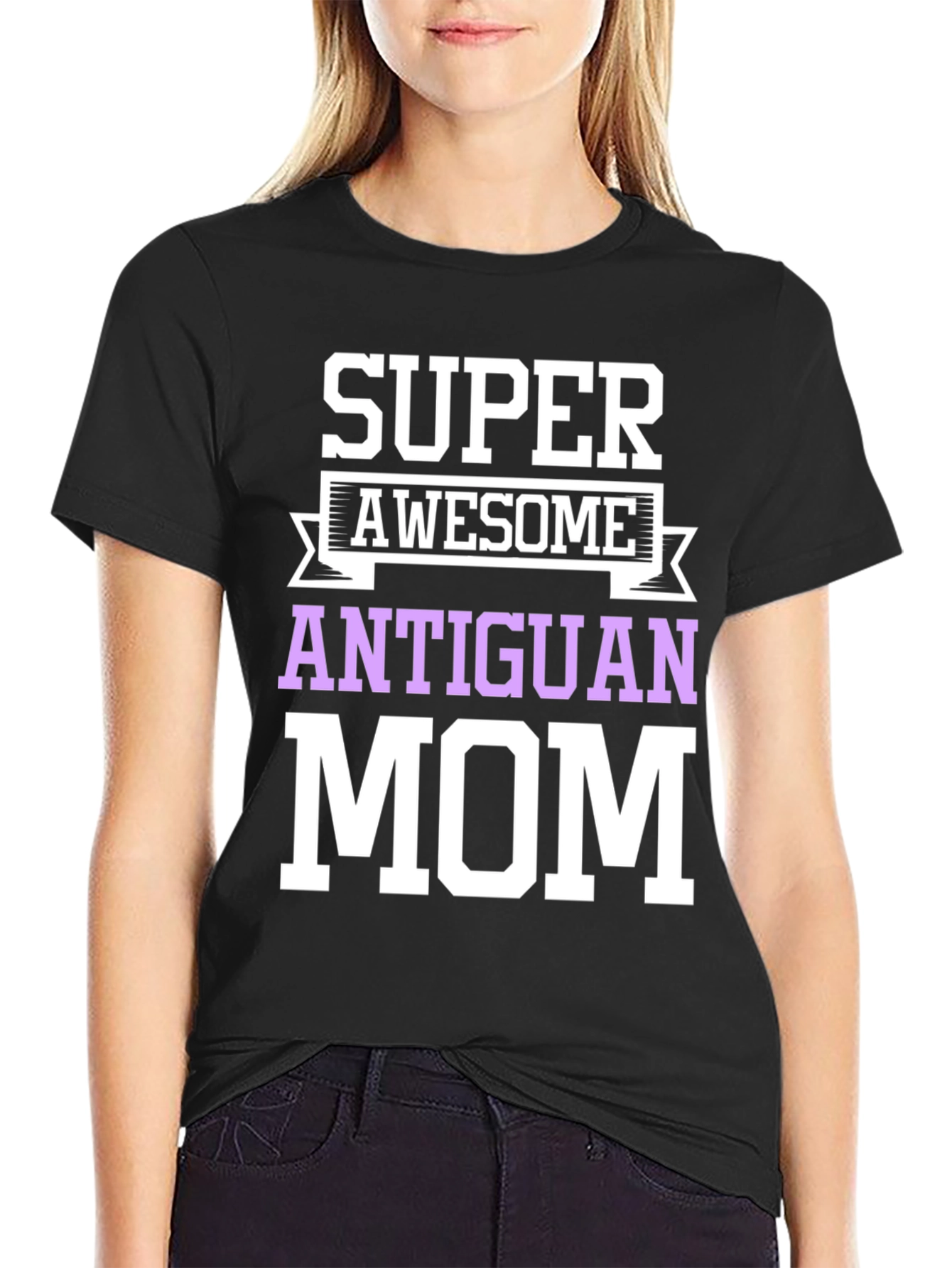 Super Awesome Antiguan Mom T-Shirt