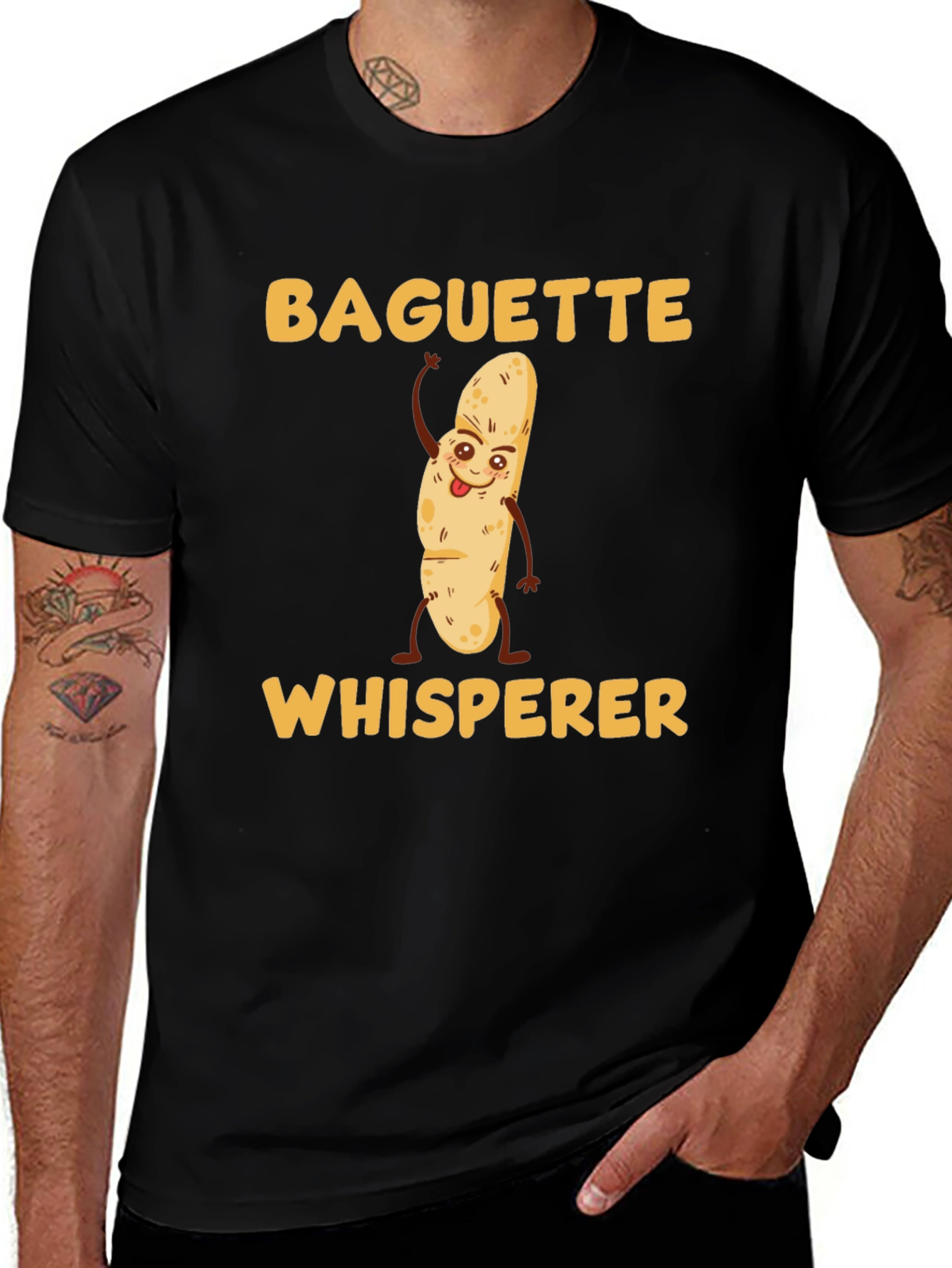 Baguette Whisperer Graphic Tee - Unisex Comfort