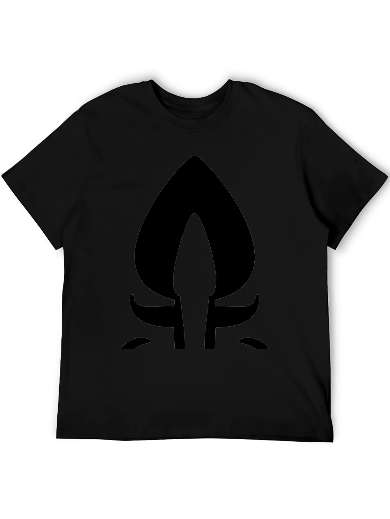Modern Spade Graphic Black T-Shirt