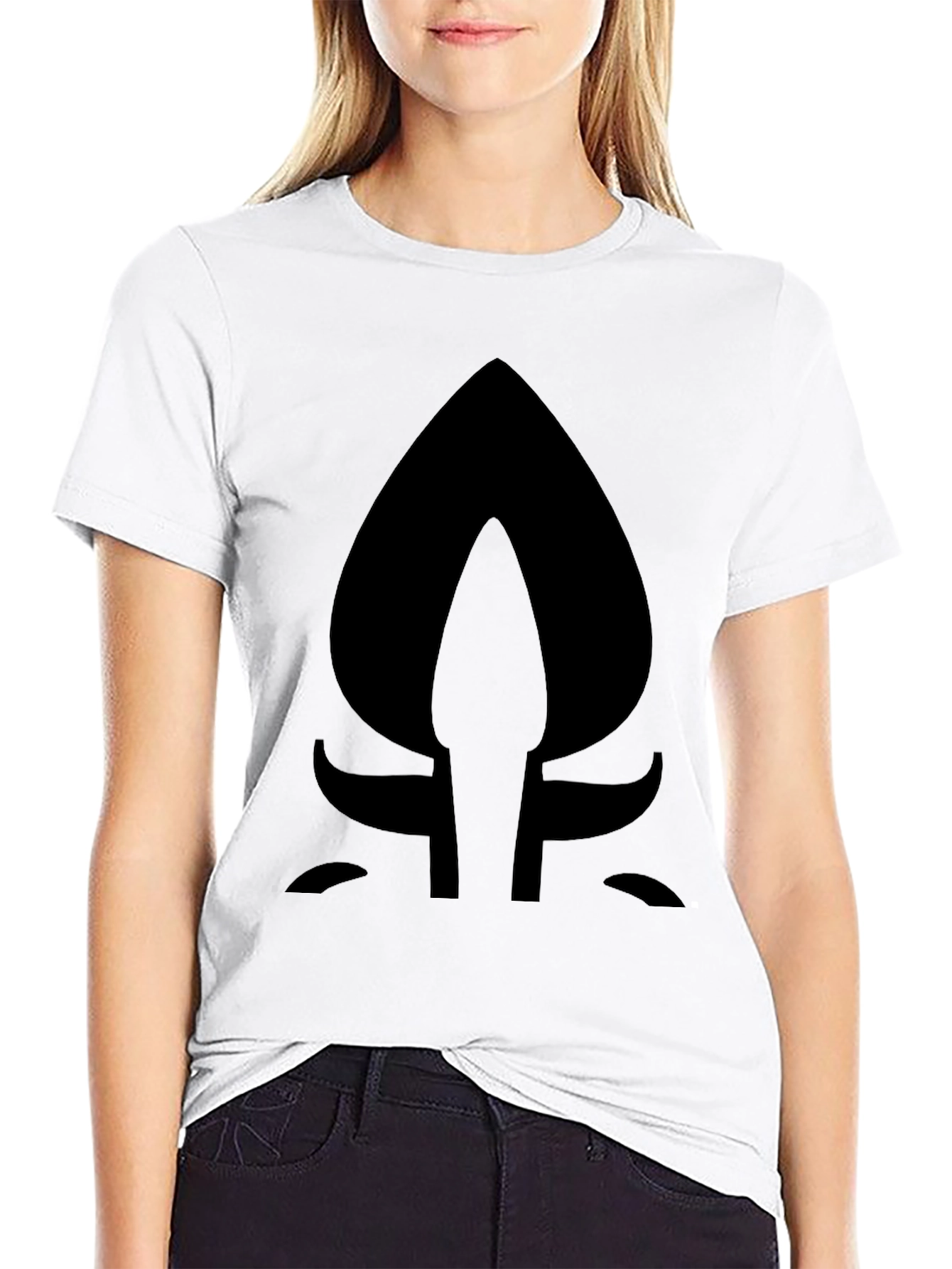 Modern Spade Graphic Black T-Shirt