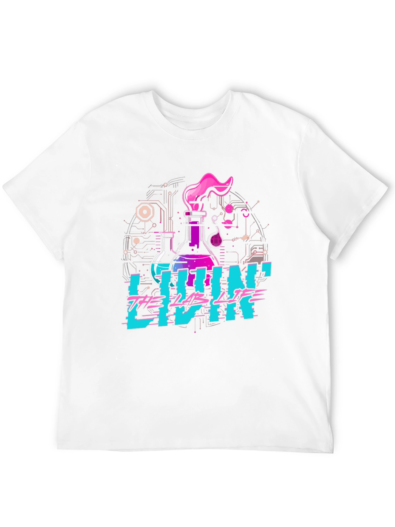 Livin the Lab Life Graphic Tee - Science T-Shirt