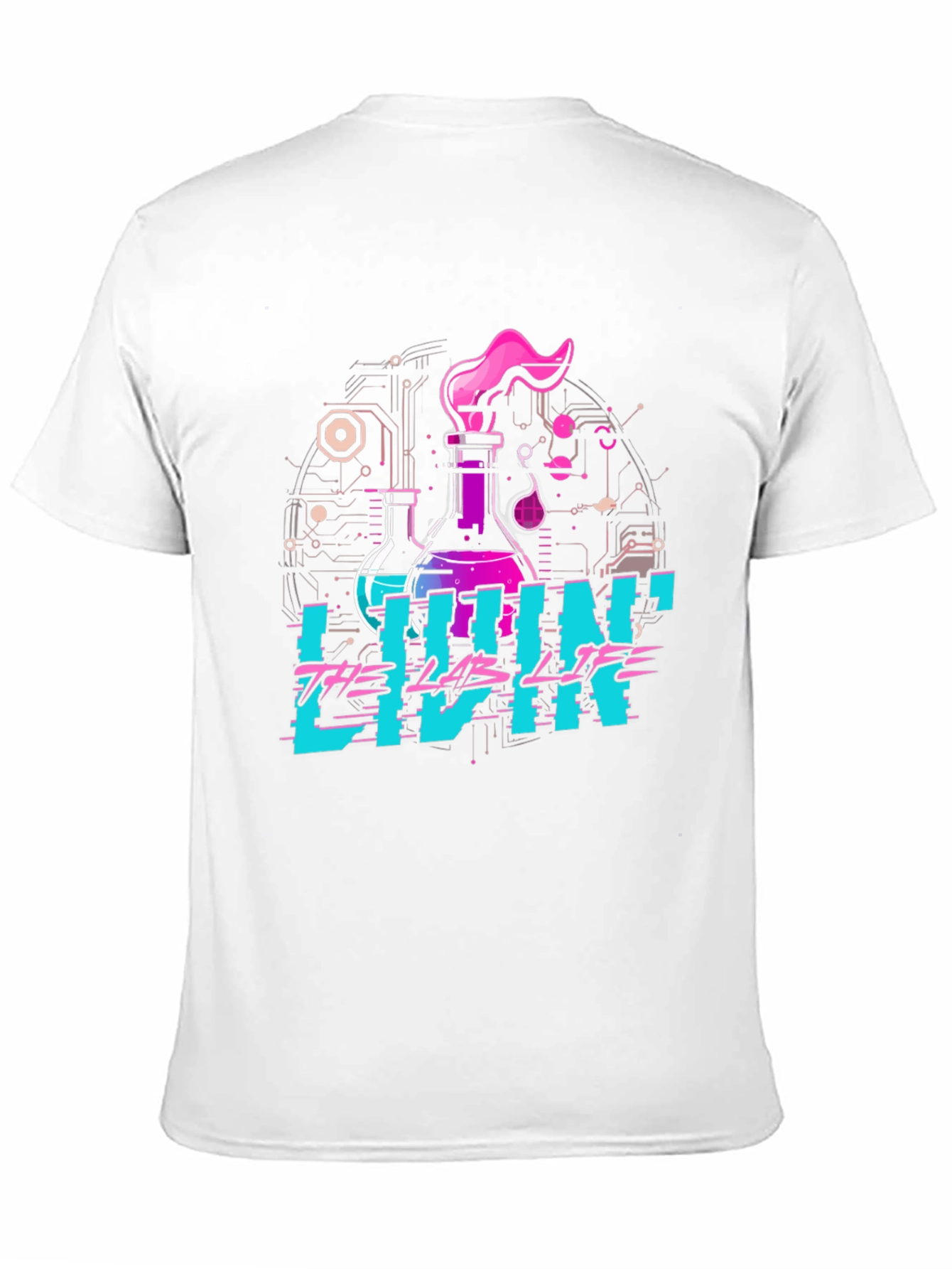 Livin the Lab Life Graphic Tee - Science T-Shirt