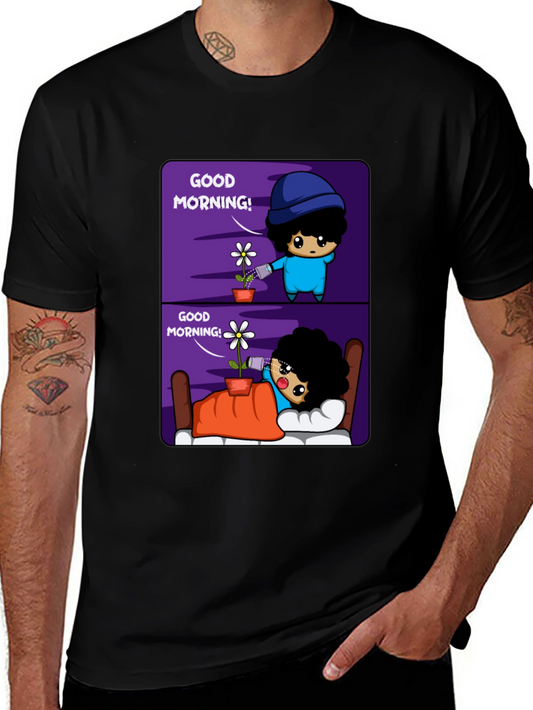 Good Morning! Graphic Print Tee