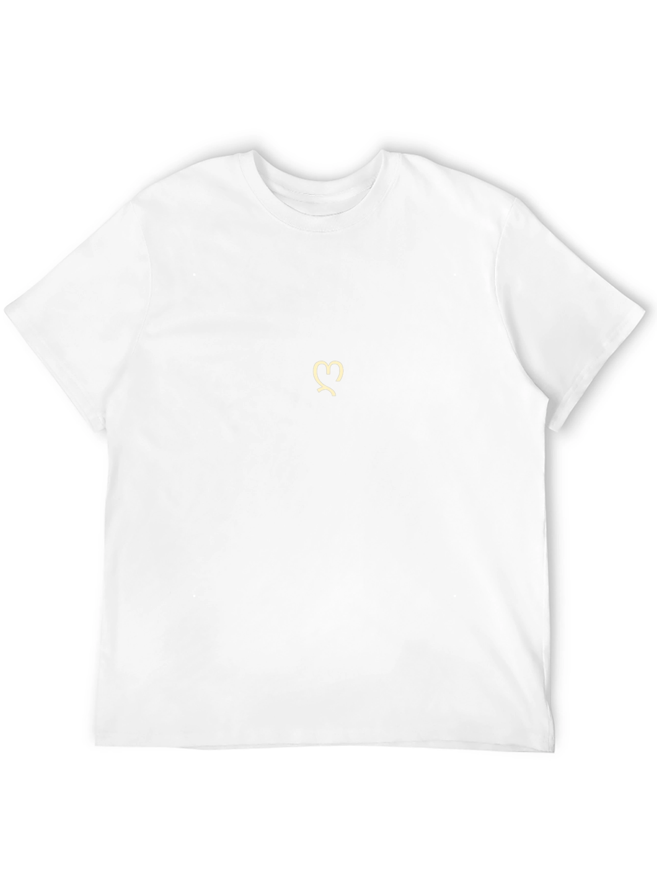 Minimalist Black T-Shirt with Abstract Design