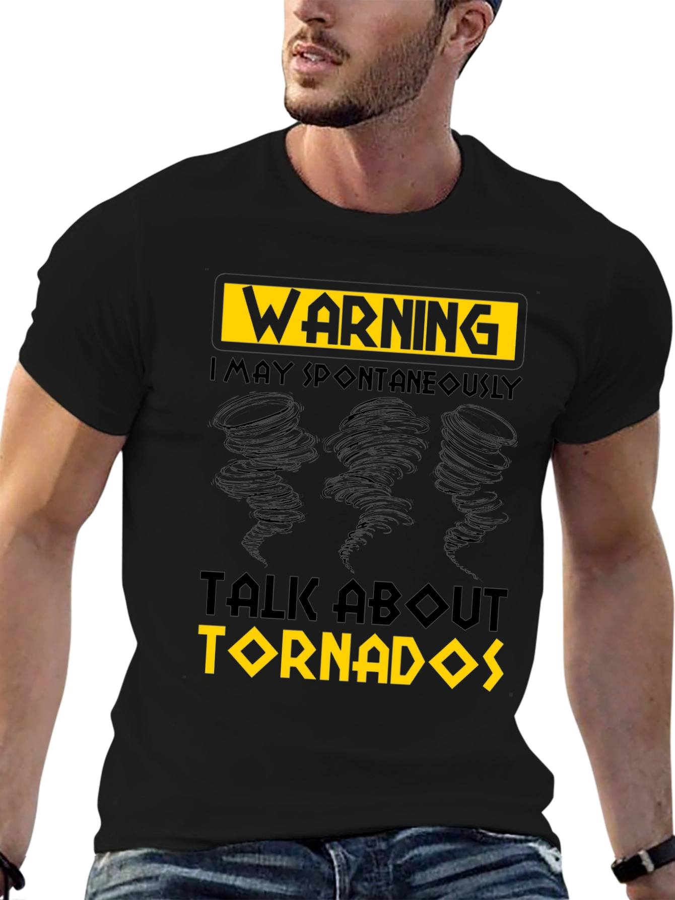 Warning Tornado T-Shirt - Spontaneous Talk
