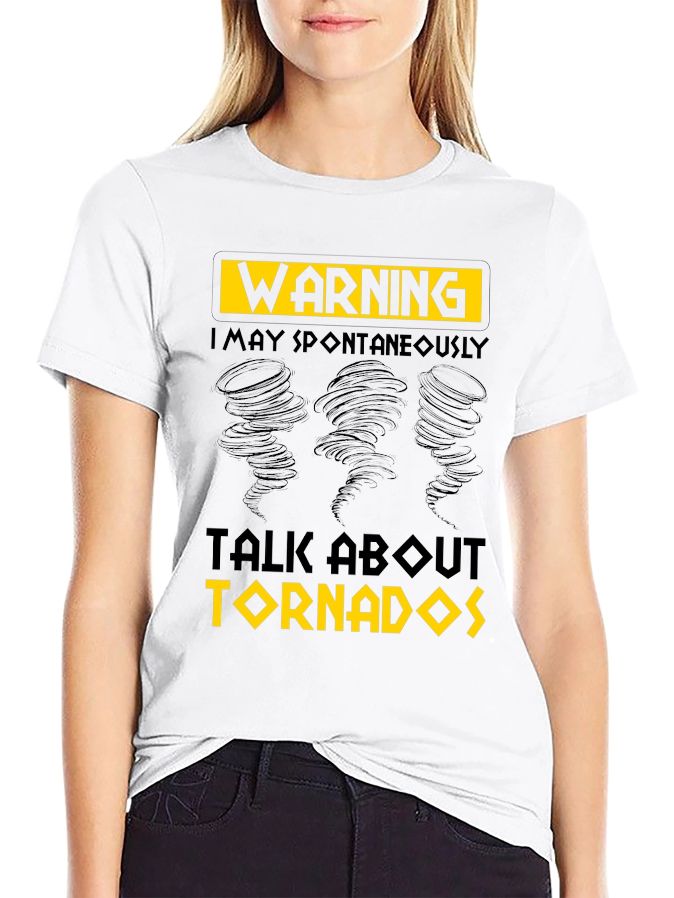 Warning Tornado T-Shirt - Spontaneous Talk
