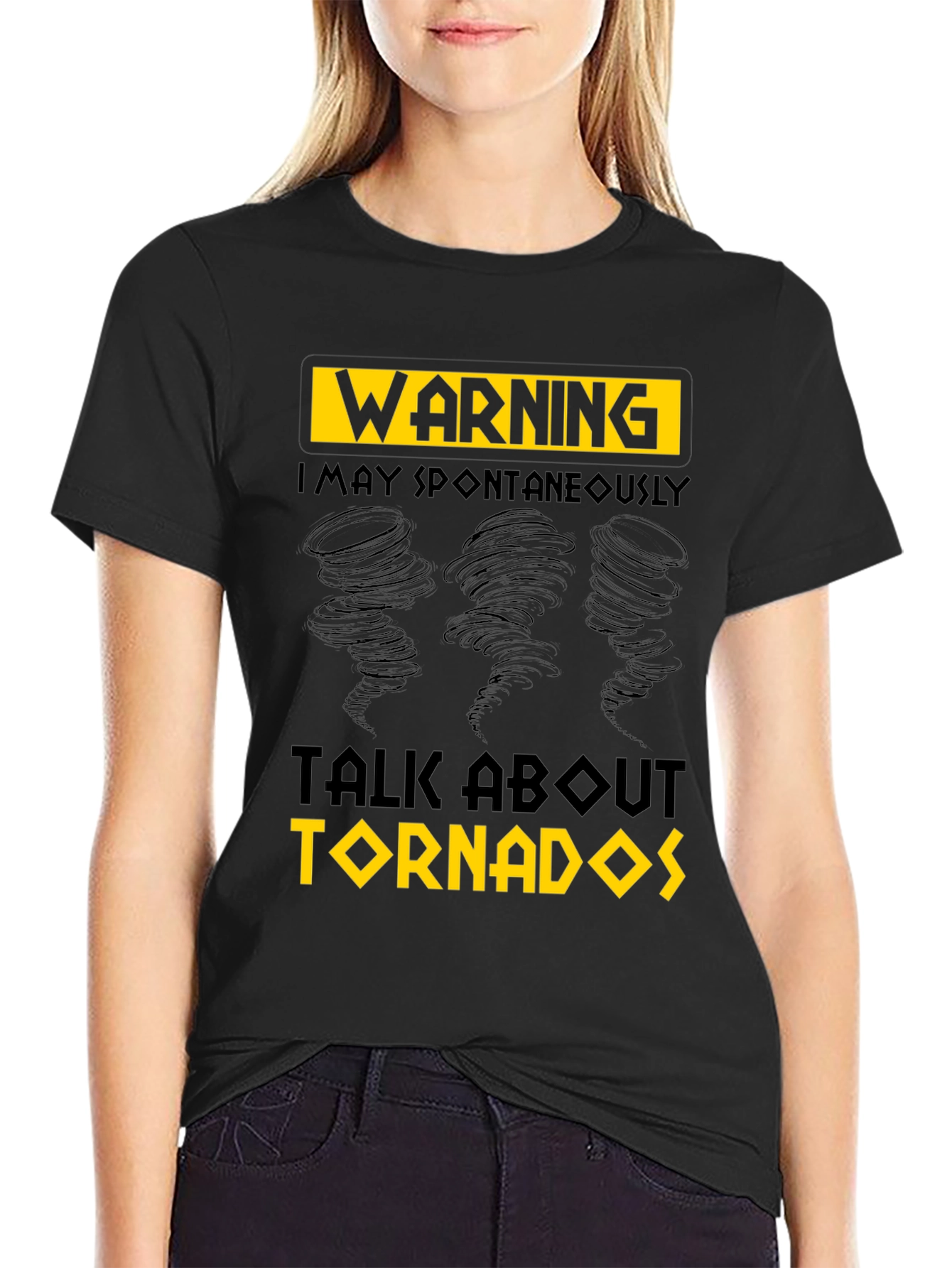 Warning Tornado T-Shirt - Spontaneous Talk