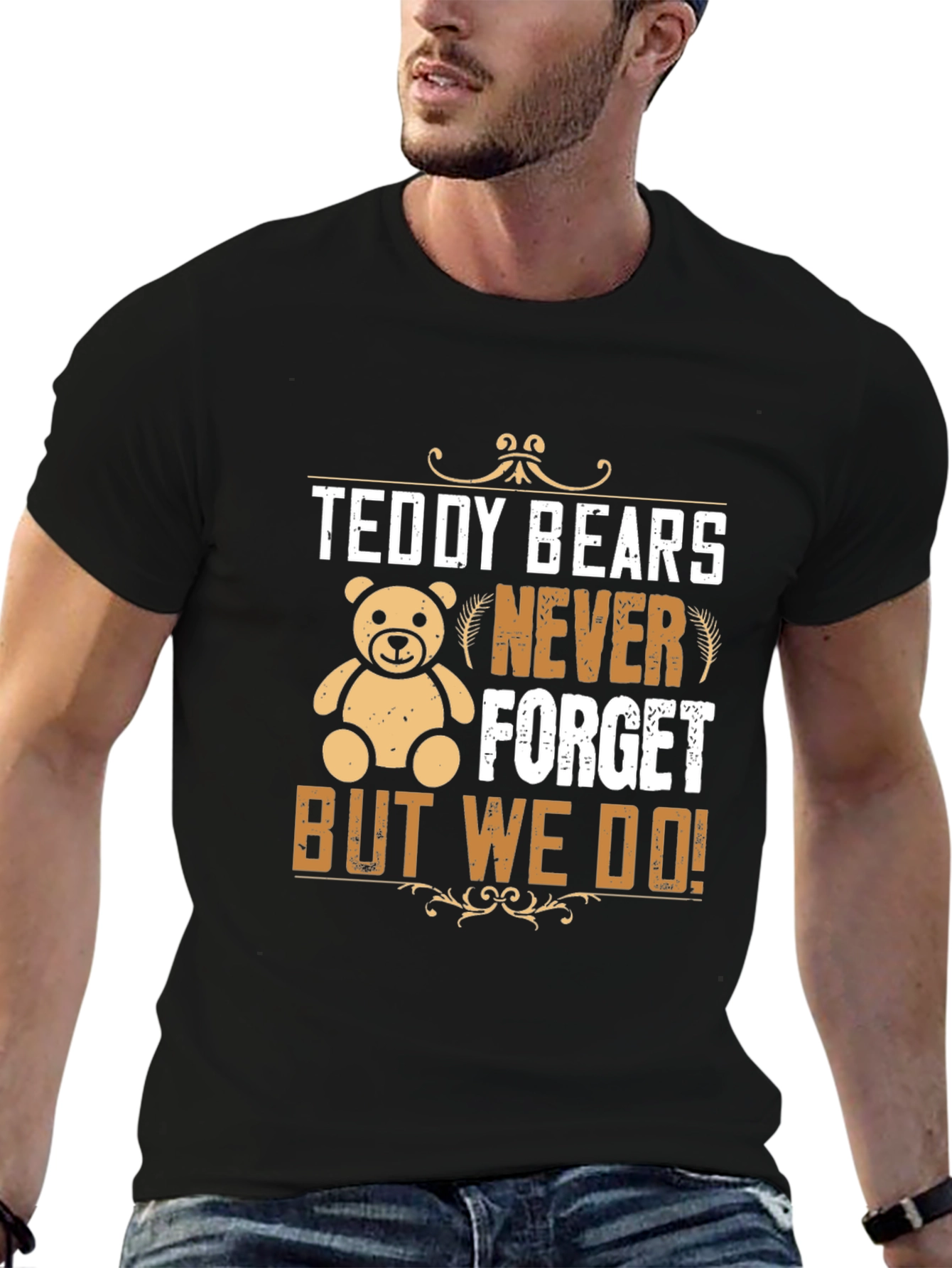 Teddy Bears Never Forget Graphic T-Shirt